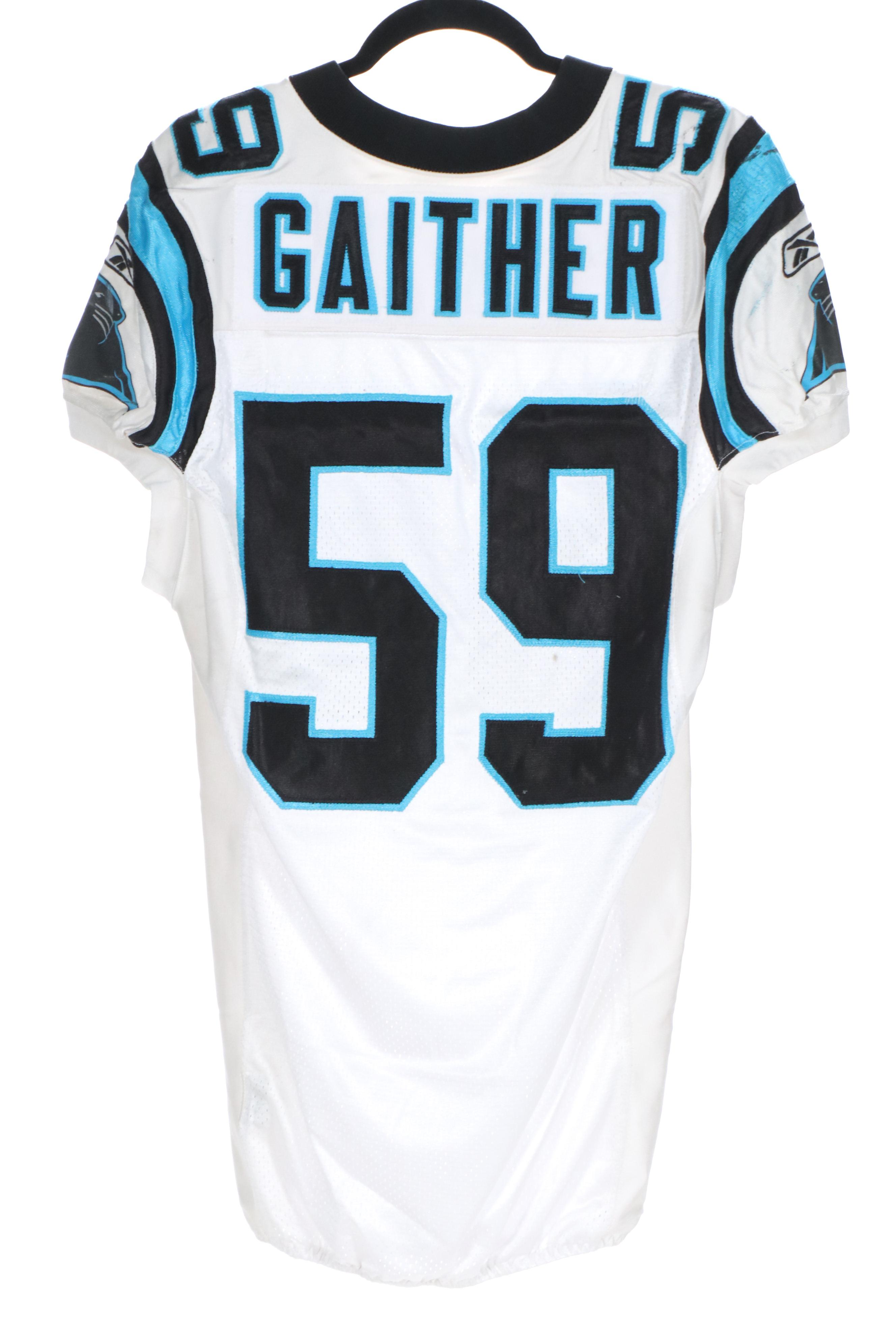 Jerome Felton with Other Game Worn and Player Issued Carolina Panthers Jerseys