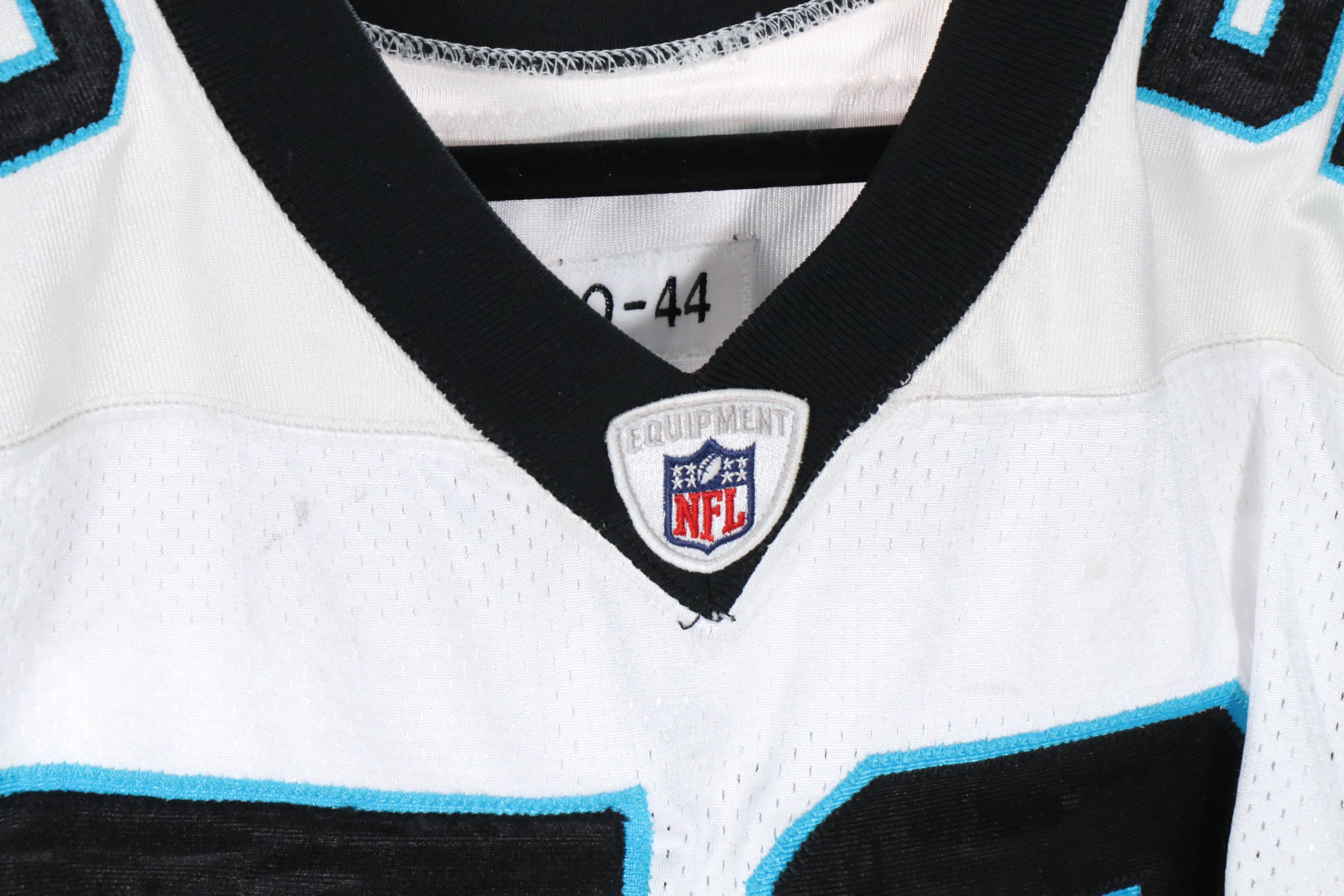 Jerome Felton with Other Game Worn and Player Issued Carolina Panthers Jerseys