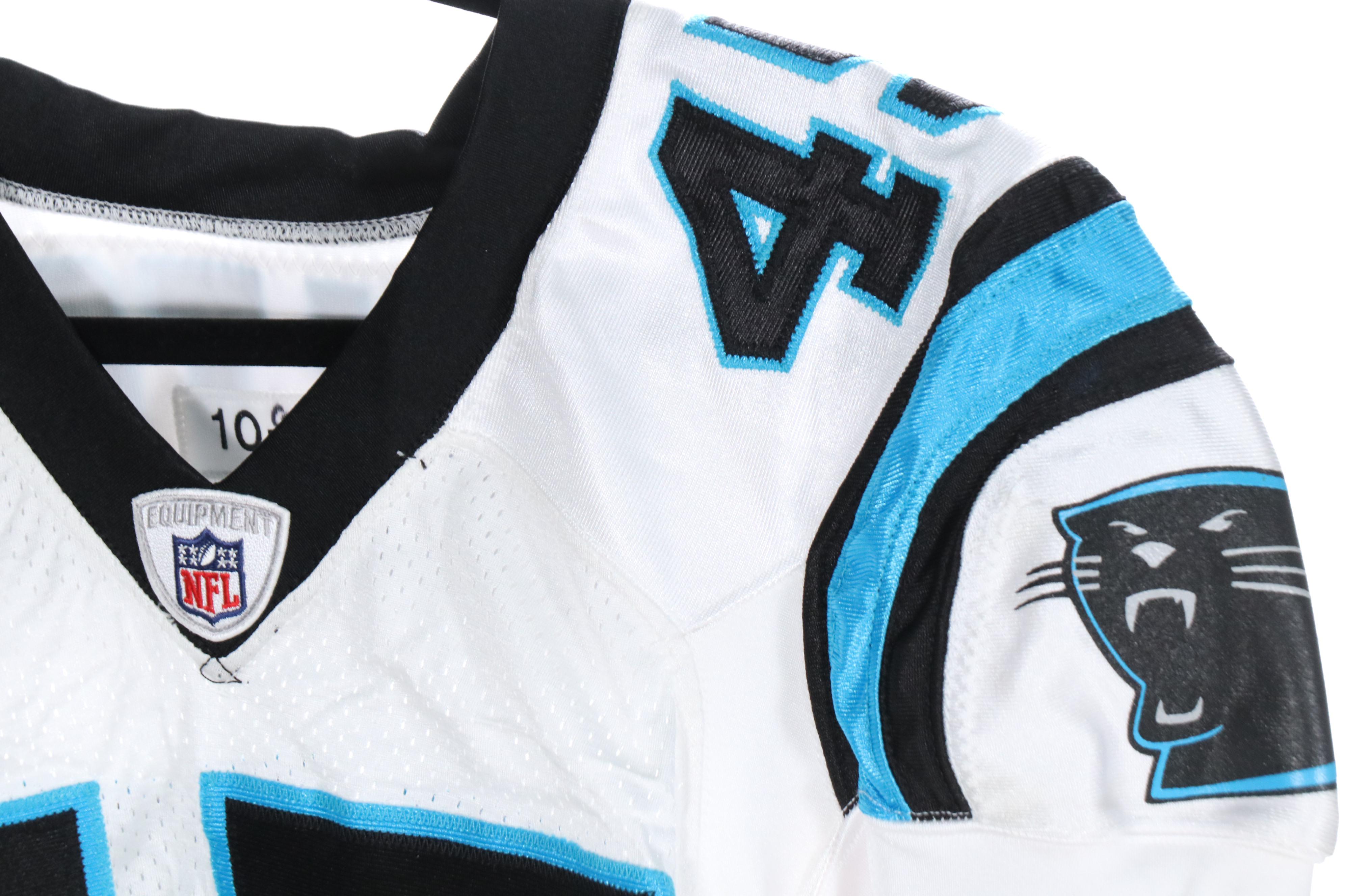 Jerome Felton with Other Game Worn and Player Issued Carolina Panthers Jerseys
