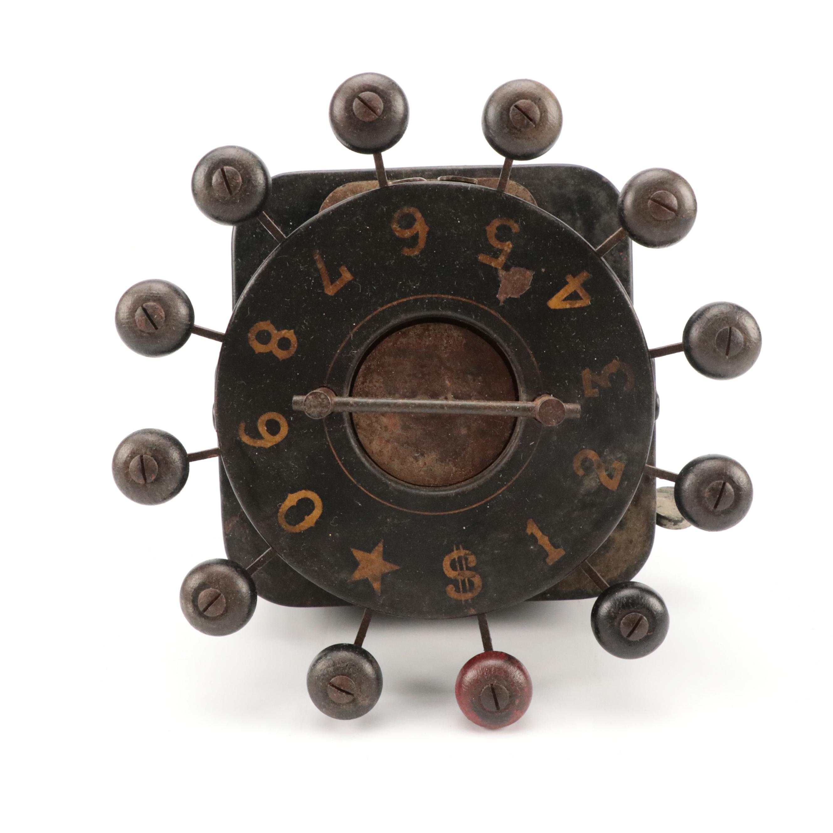 Brady Automatic Bank Check Punch Machine with "Speedo" Jar Opener