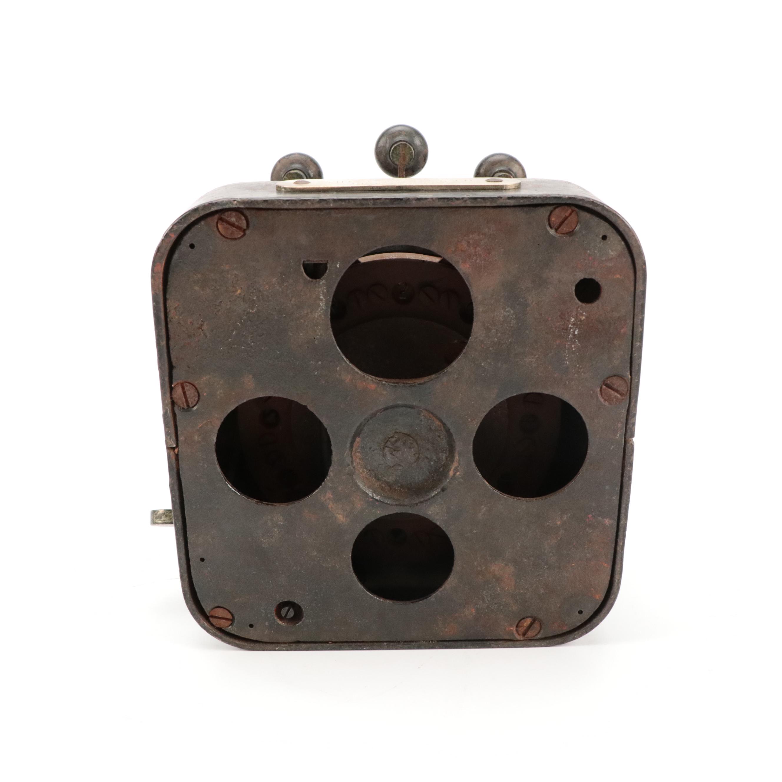 Brady Automatic Bank Check Punch Machine with "Speedo" Jar Opener