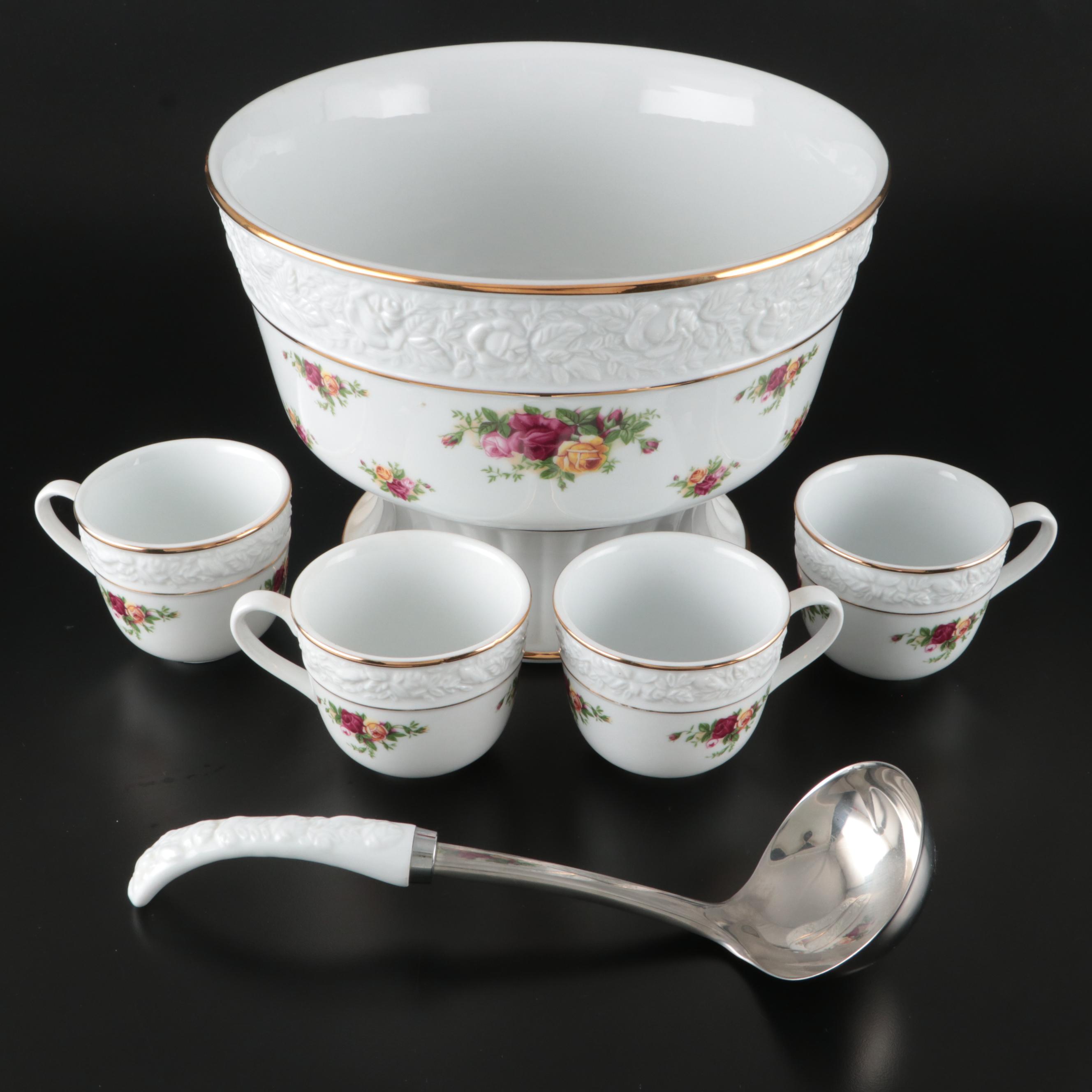 Royal Albert "Old Country Roses" Punch Set