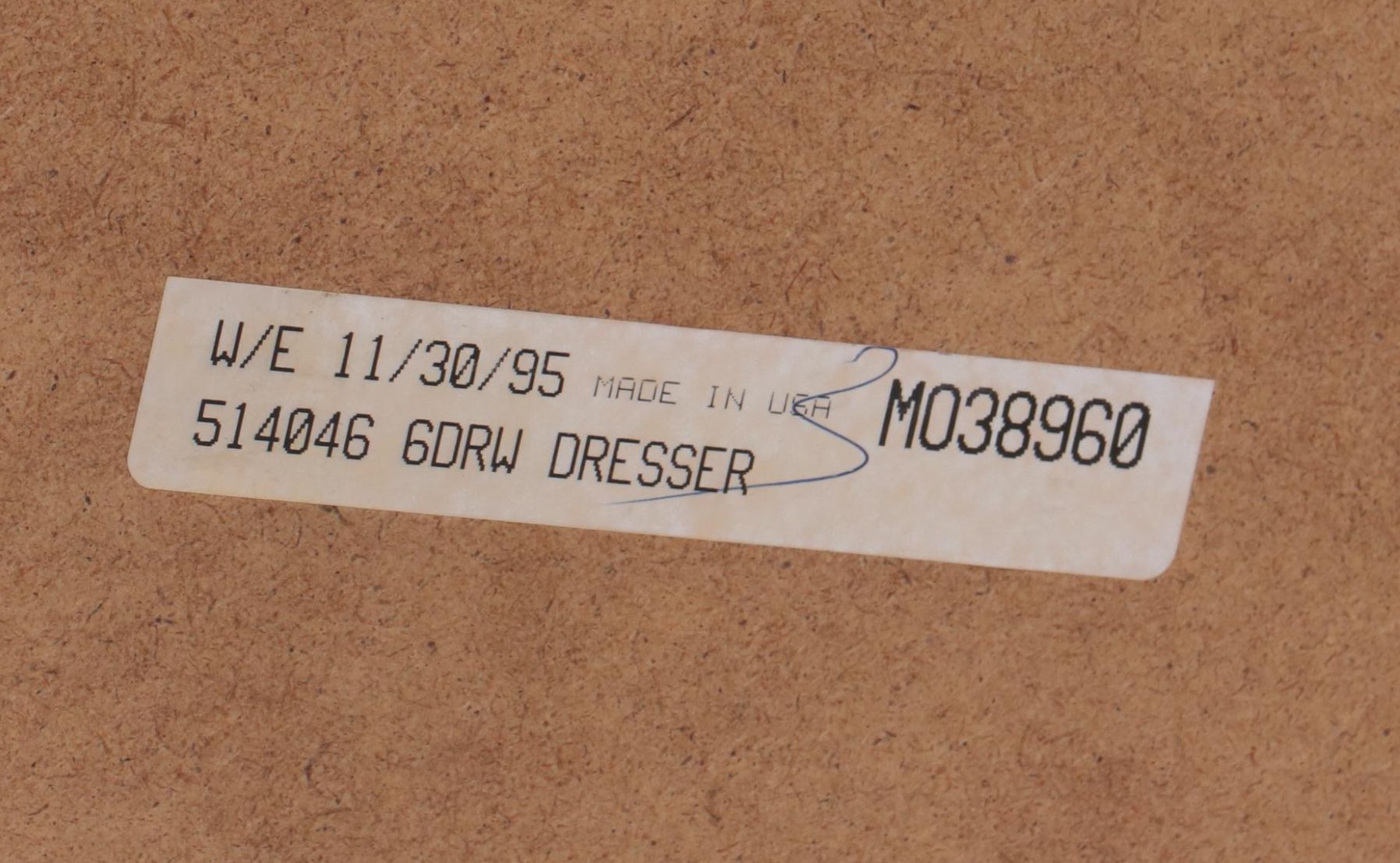 Palliser Postmodernist Oak-Grained Laminate Six-Drawer Dresser