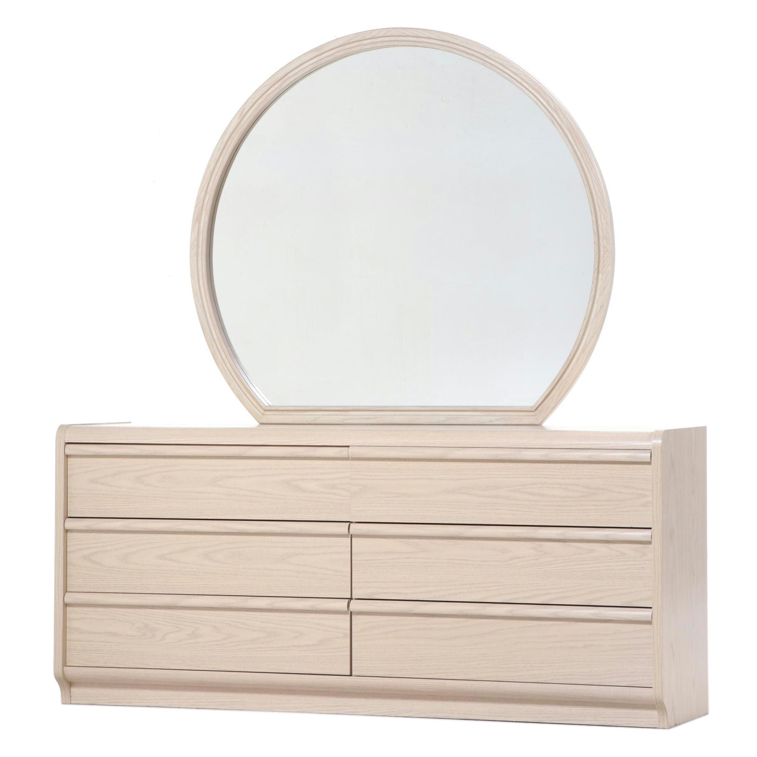 Palliser Postmodernist Oak-Grained Laminate Six-Drawer Dresser