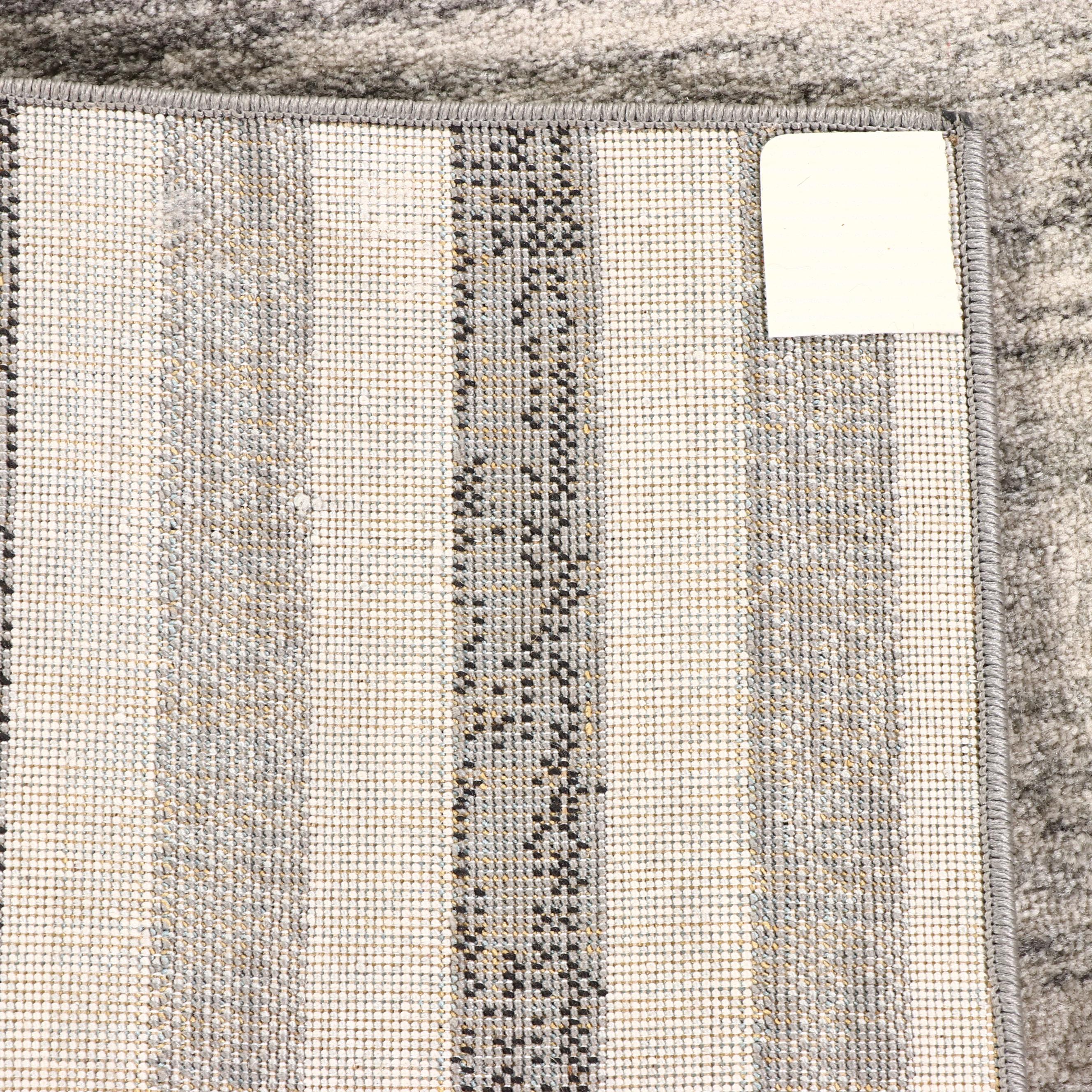 5'3 x 7'7 Machine Made Contemporary Striped Area Rug