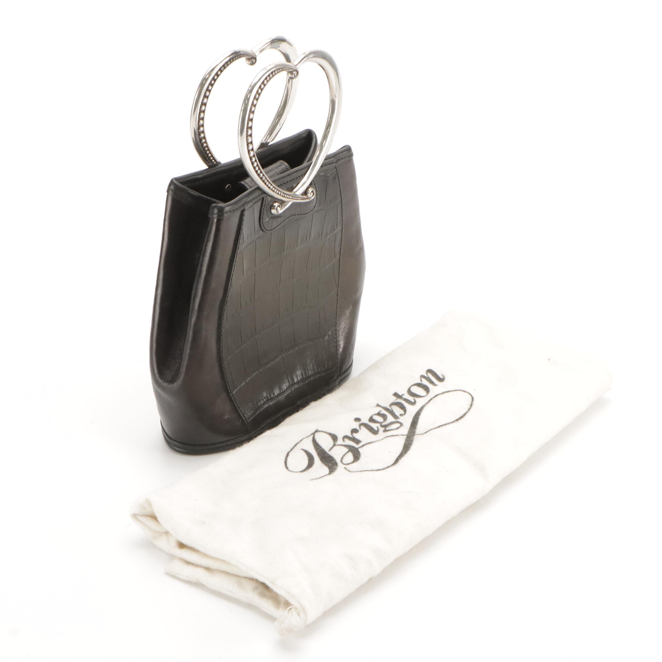 Brighton Embossed Leather Heart Handle Handbag, Aurora Flip-Flops and Sunglasses