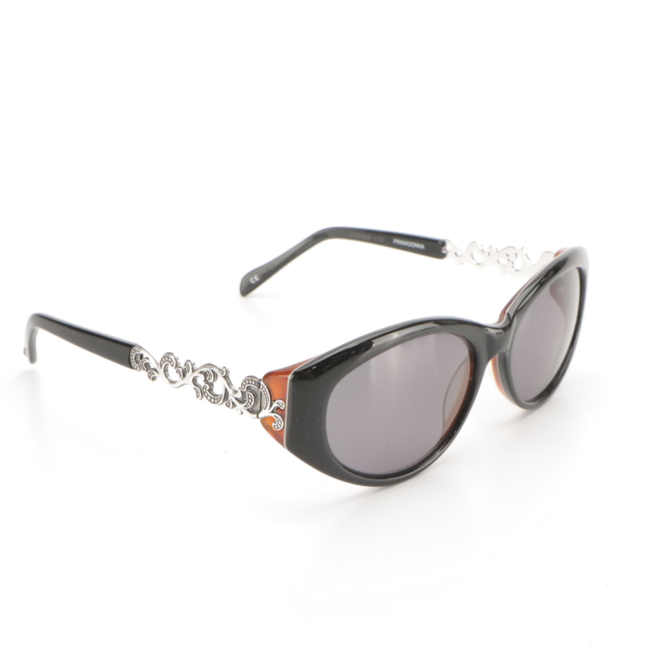 Brighton Embossed Leather Heart Handle Handbag, Aurora Flip-Flops and Sunglasses