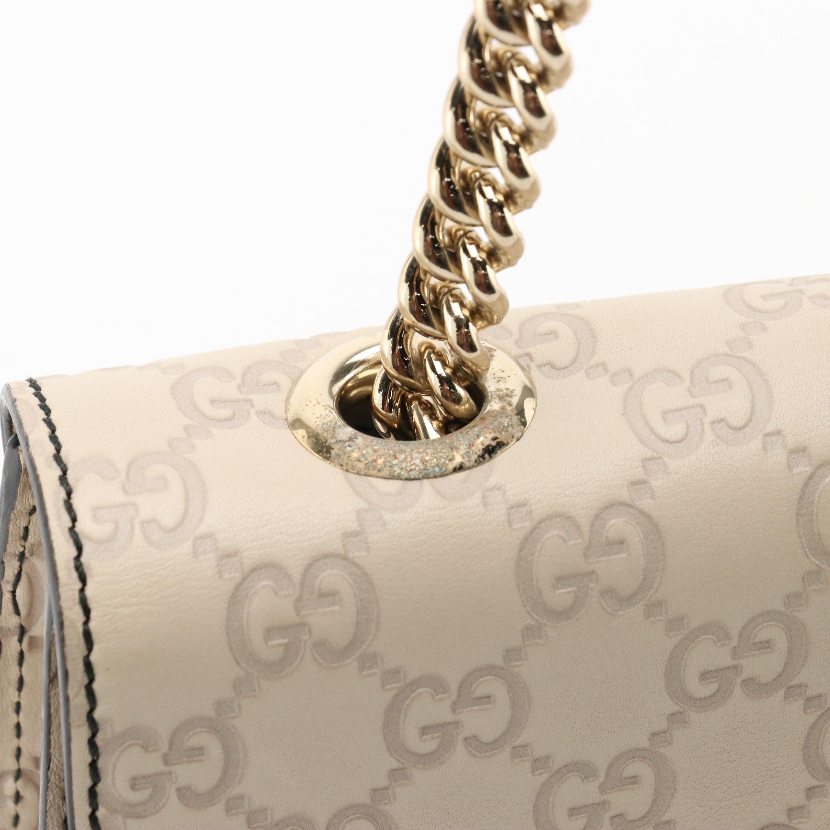 Gucci Emily Front-Flap Shoulder Bag in Guccissima Leather with Tassels