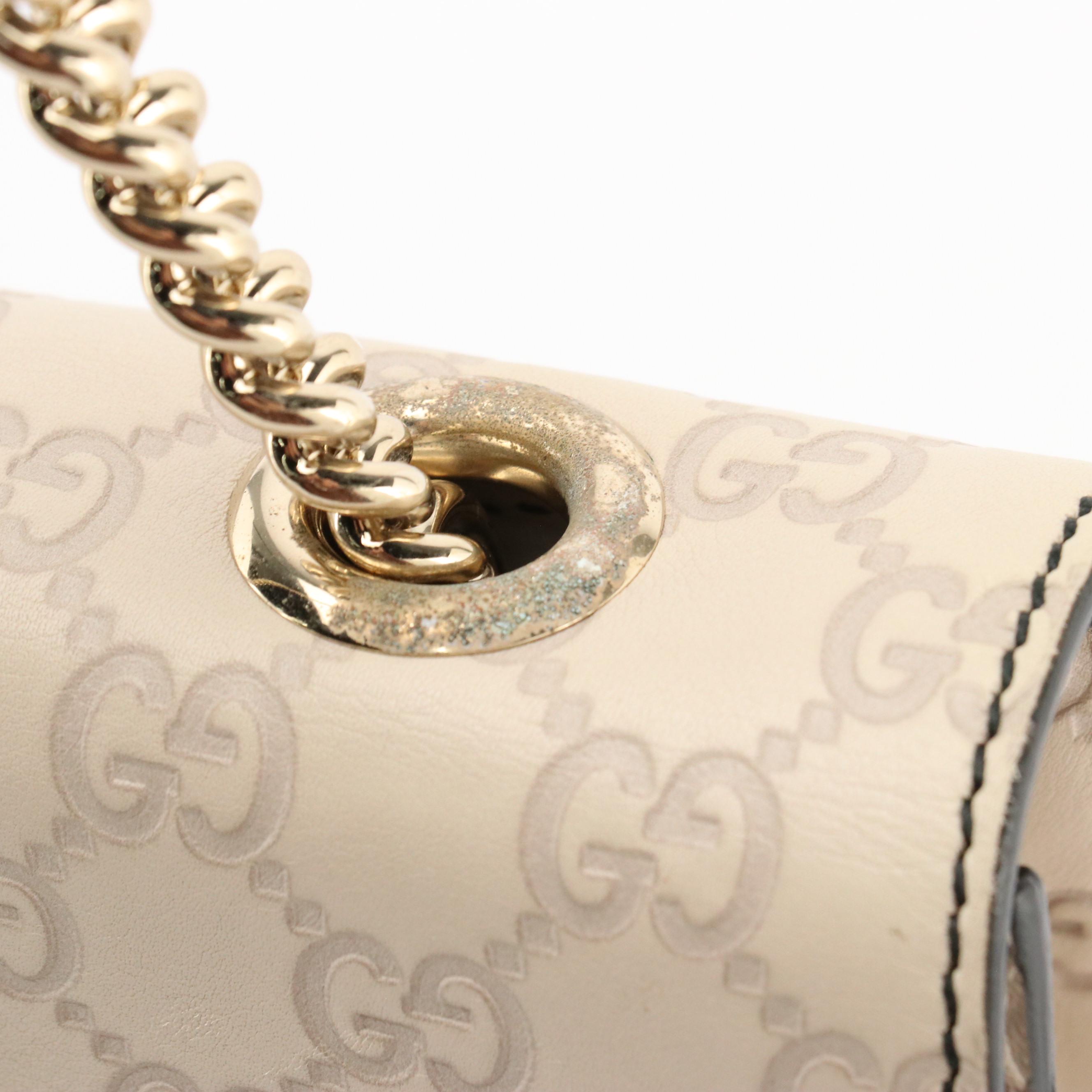 Gucci Emily Front-Flap Shoulder Bag in Guccissima Leather with Tassels