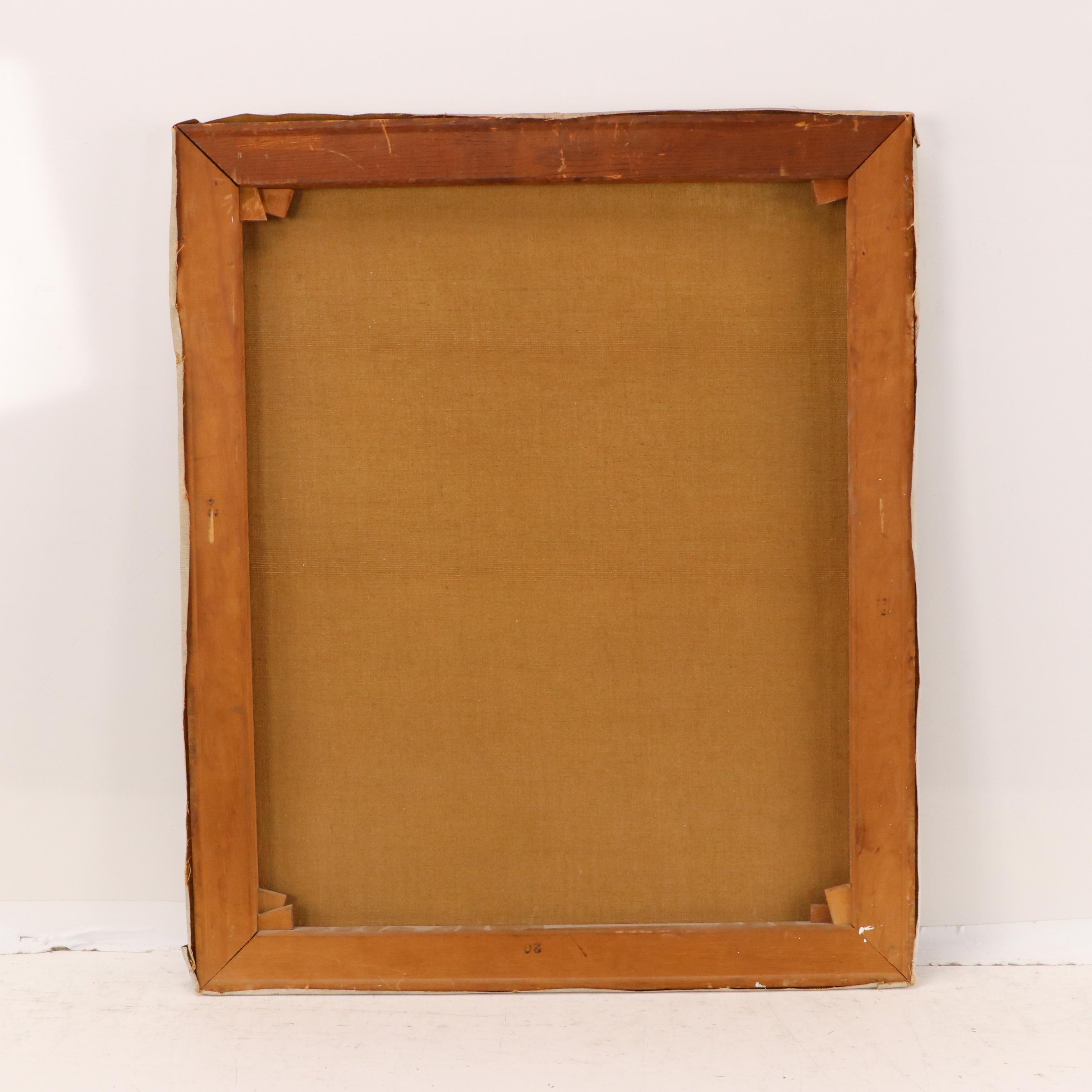 Isabella Hunner Parsons Oil Painting of Seated Woman in Dress