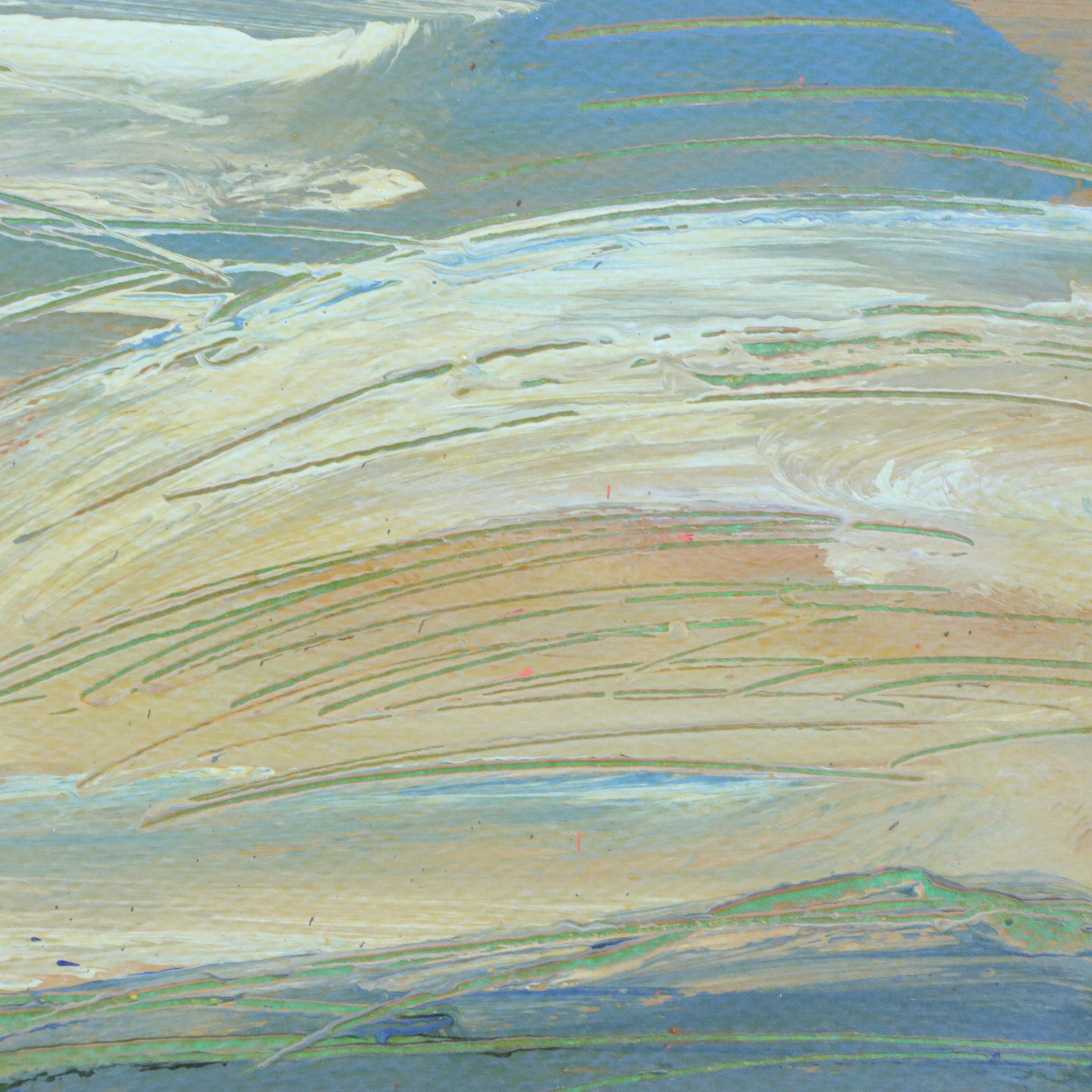 Harry Hilson Modern Landscape Acrylic Painting