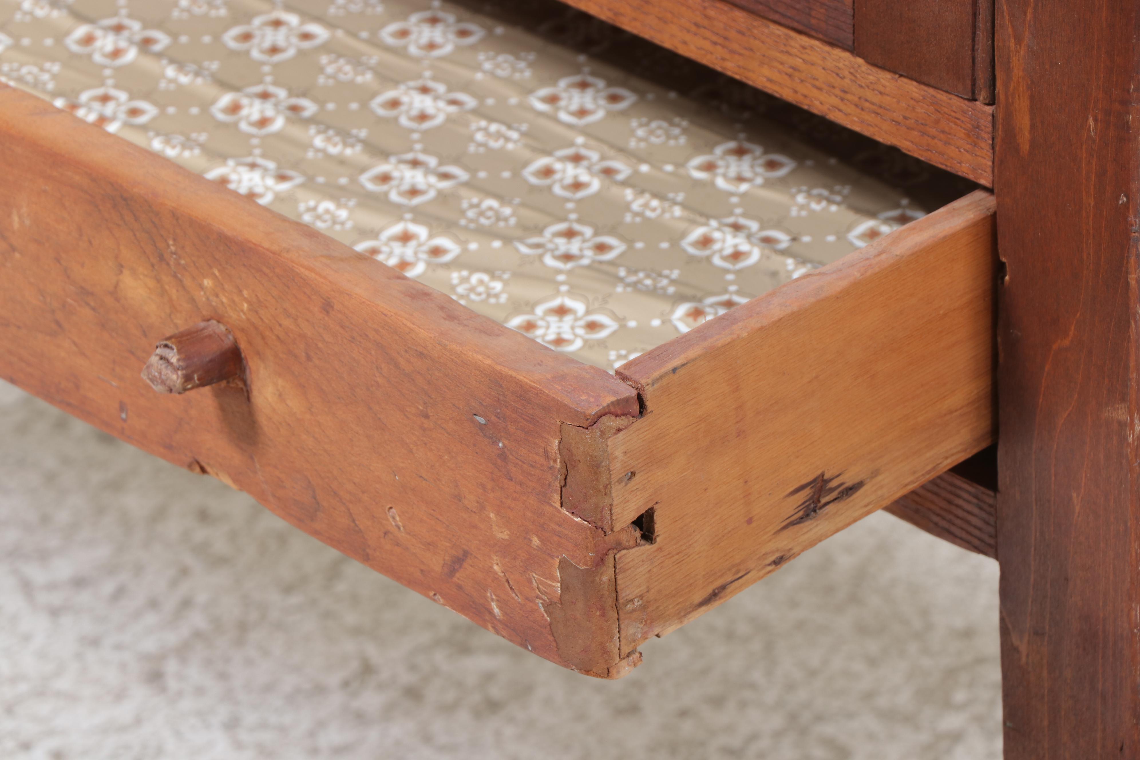 Primitive Mixed Wood and Punched Tin Pie Safe, Late 19th/Early 20th Century