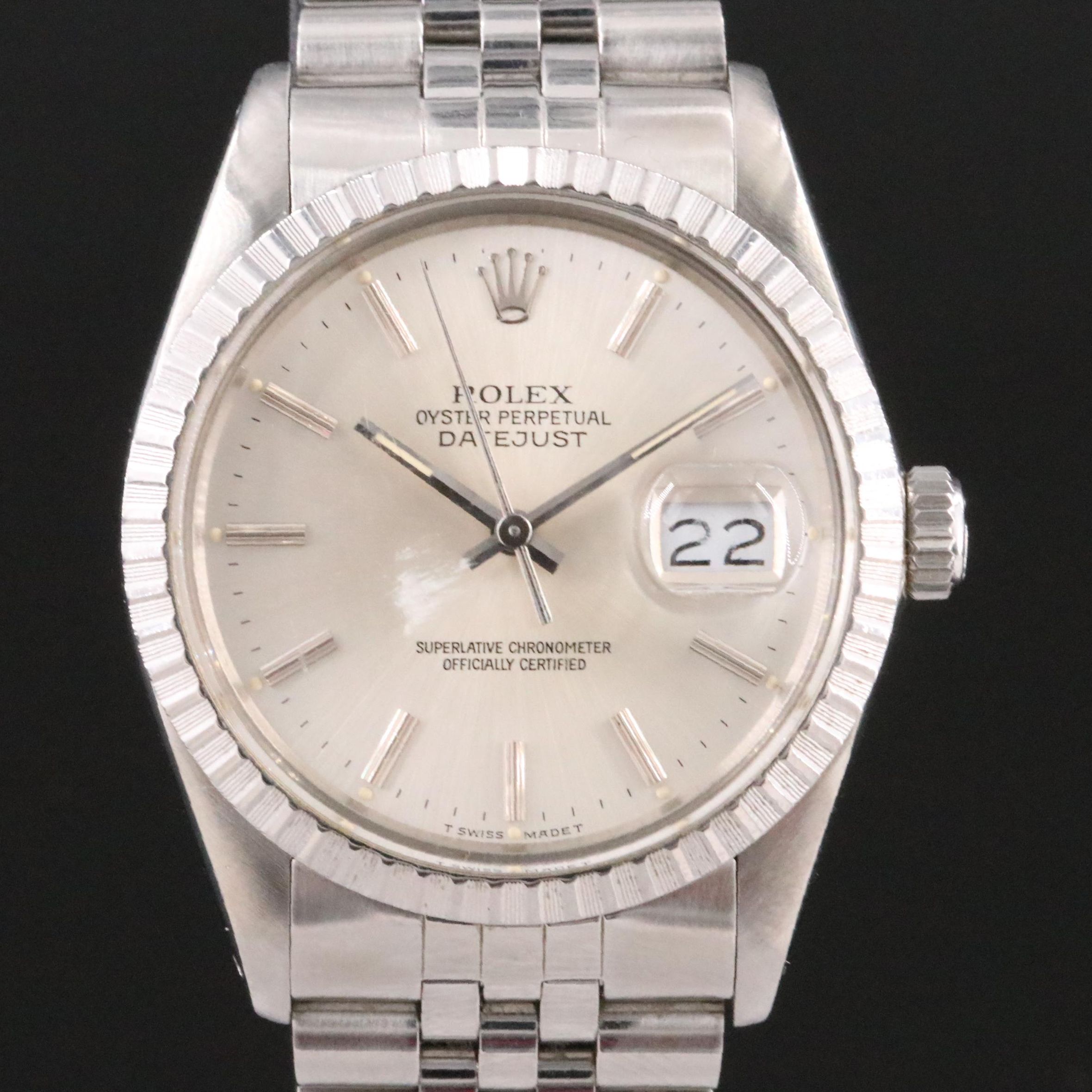 1986 Rolex Oyster Perpetual Datejust Watch