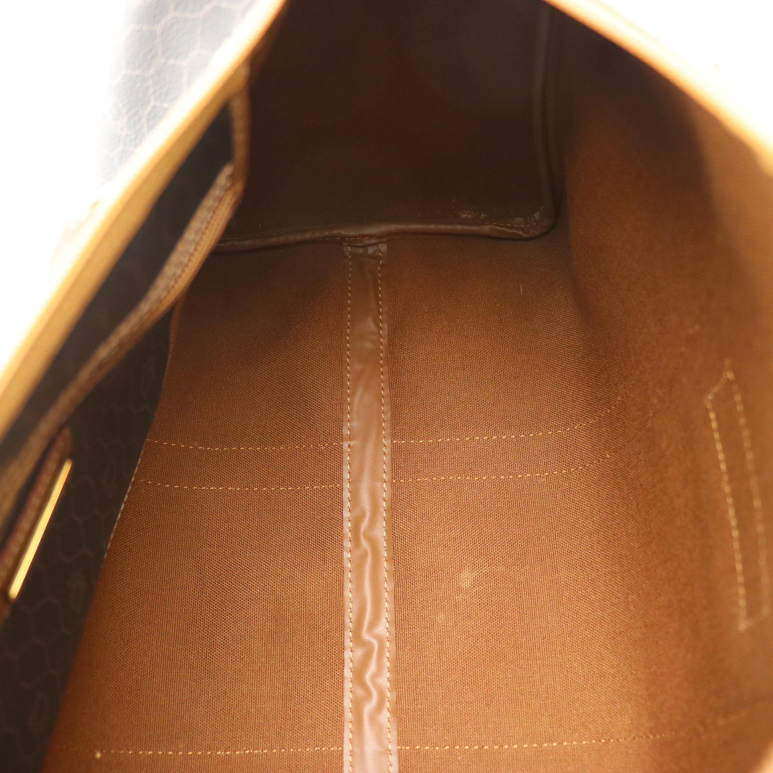 Christian Dior Boston Bag in Monogram Honeycomb Canvas and Leather