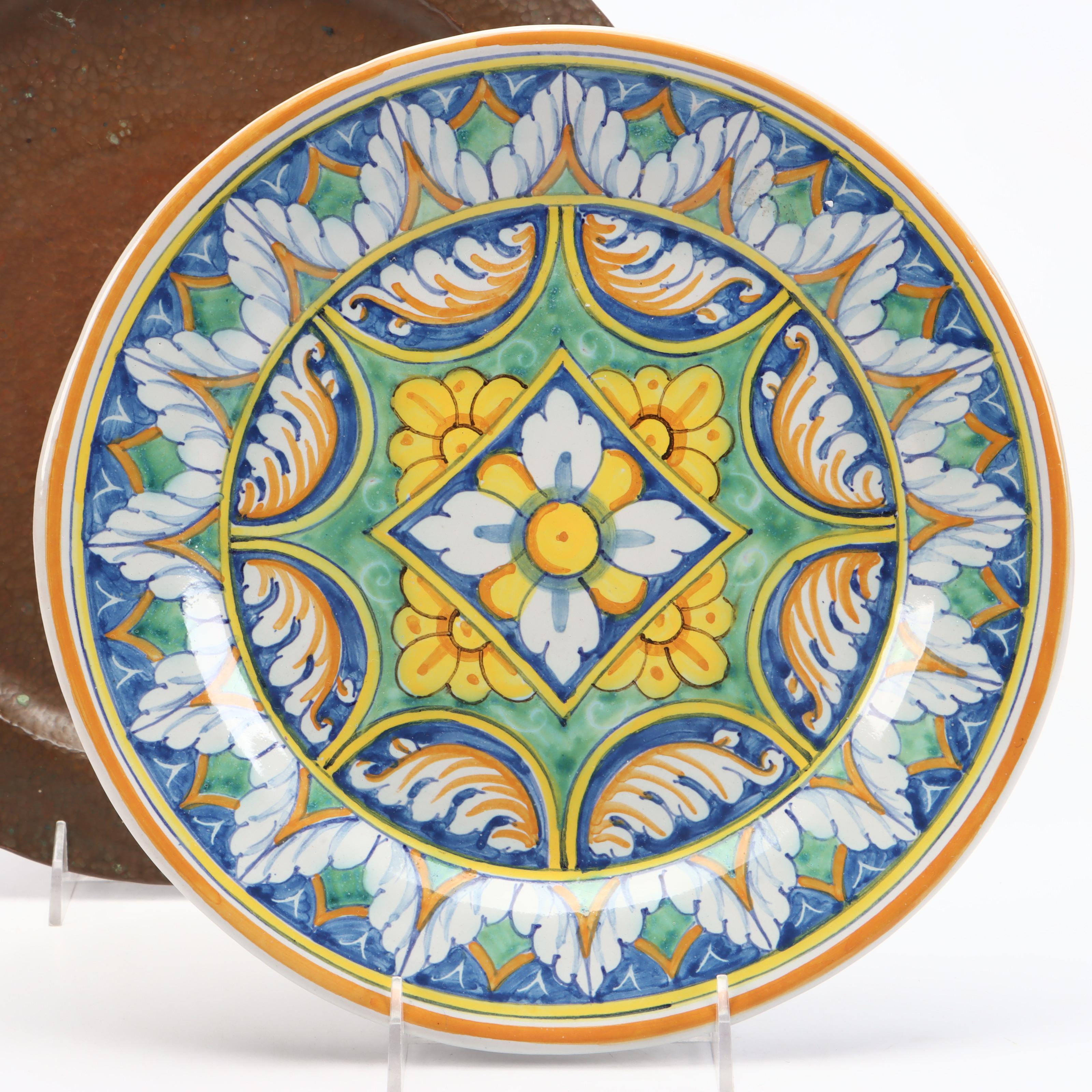 John Beswick for Silhouette d'Art Vincent Van Gogh Vase with Other Chargers