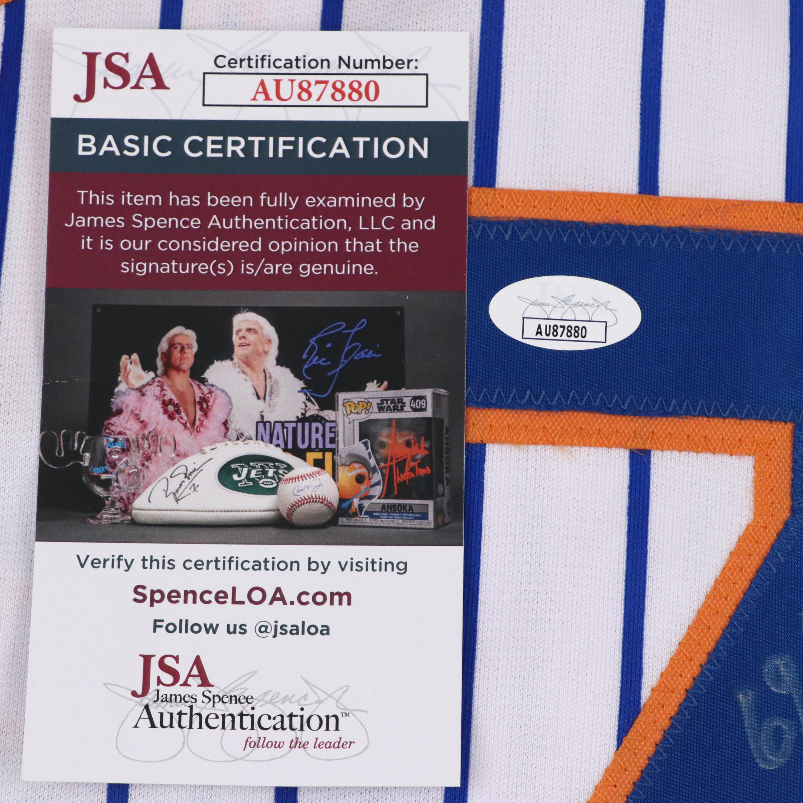 Ed Kranepool Signed “69 Champs” New York Mets Baseball Jersey, JSA