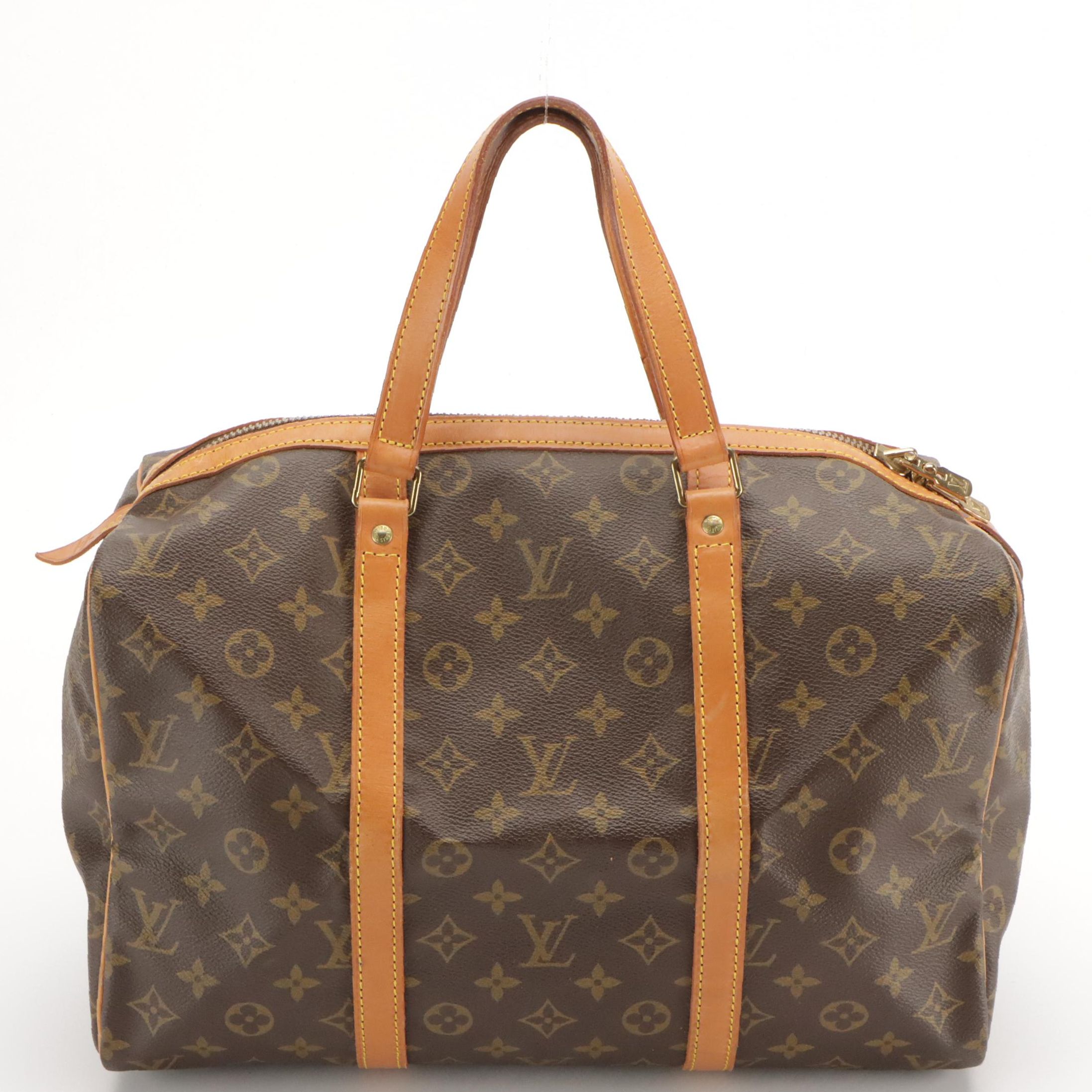 Louis Vuitton Sac Souple 35 in Monogram Canvas and Vachetta Leather
