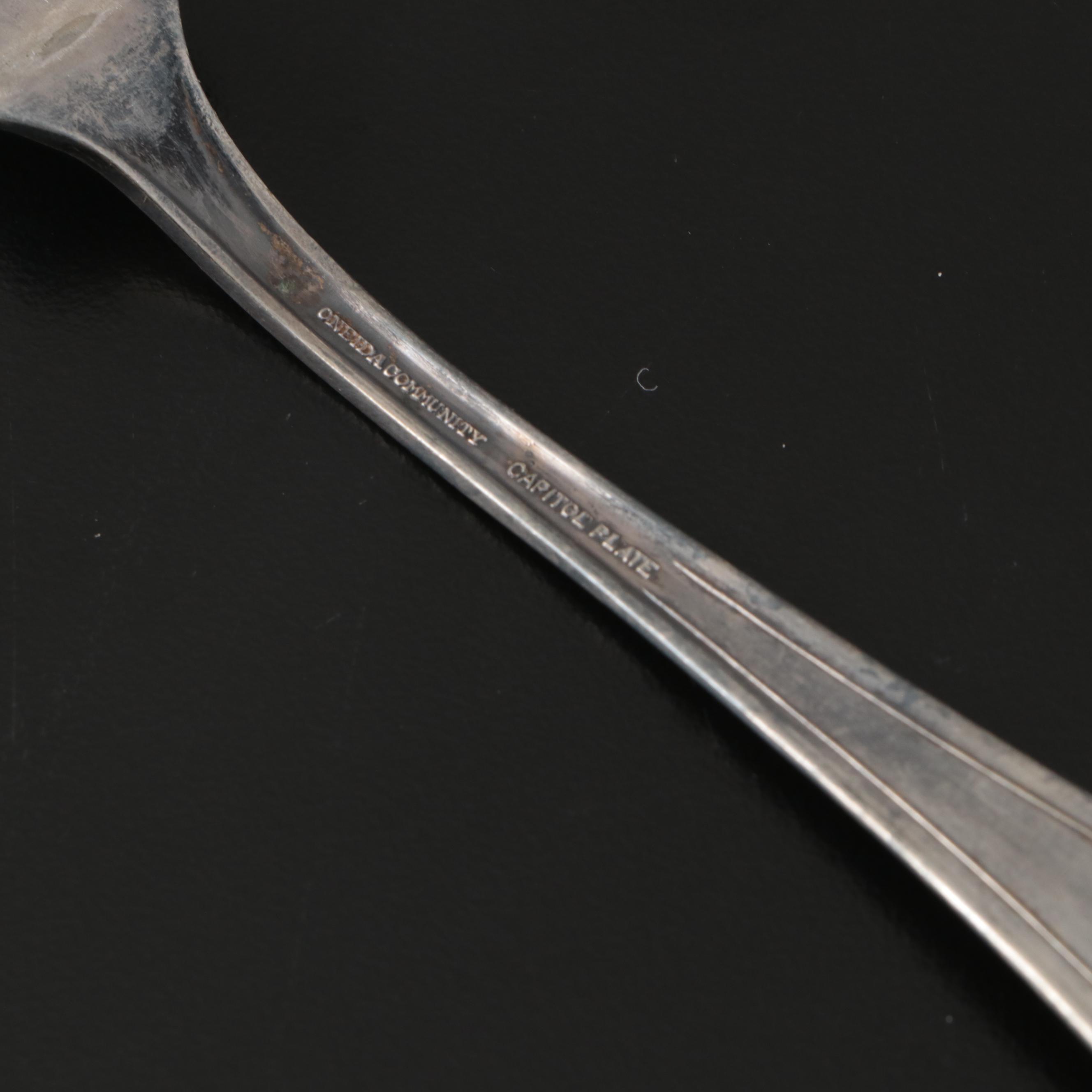 Victorian Lee & Wigfull with Reed & Barton and Other Silver Plate Serveware