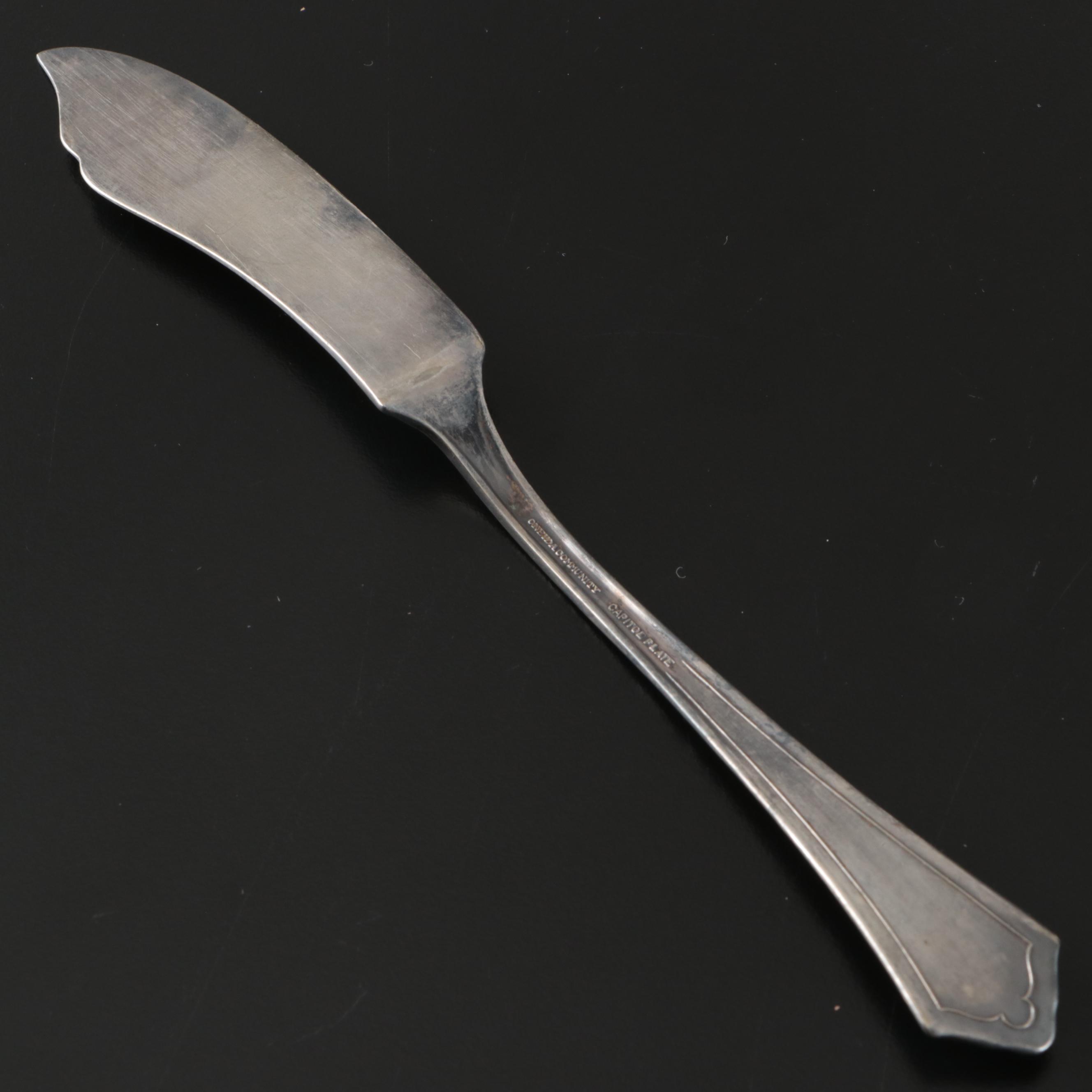 Victorian Lee & Wigfull with Reed & Barton and Other Silver Plate Serveware