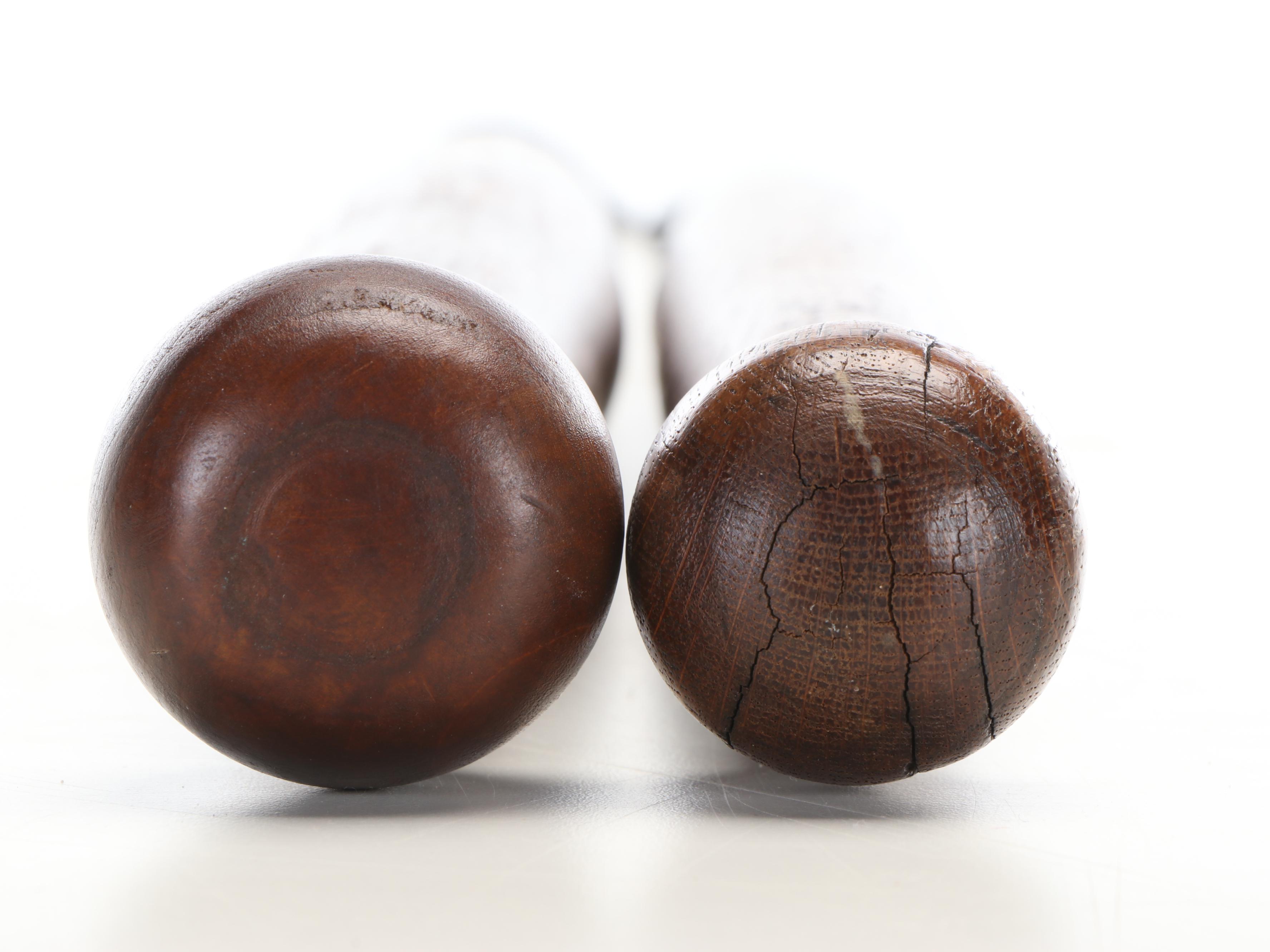 Carved Wood and Cast Iron Bark Spuds