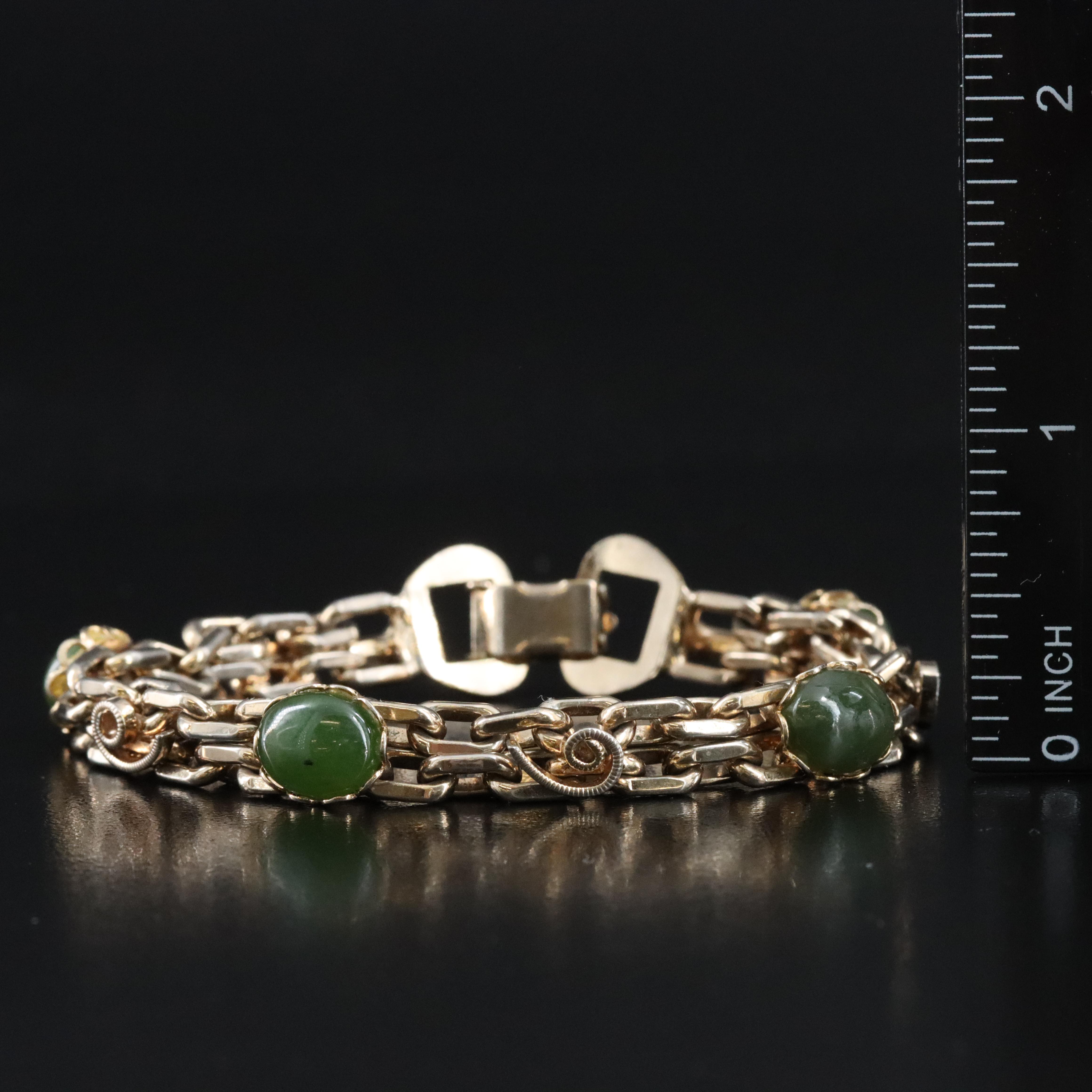 Serpentine Cable Link Bracelet