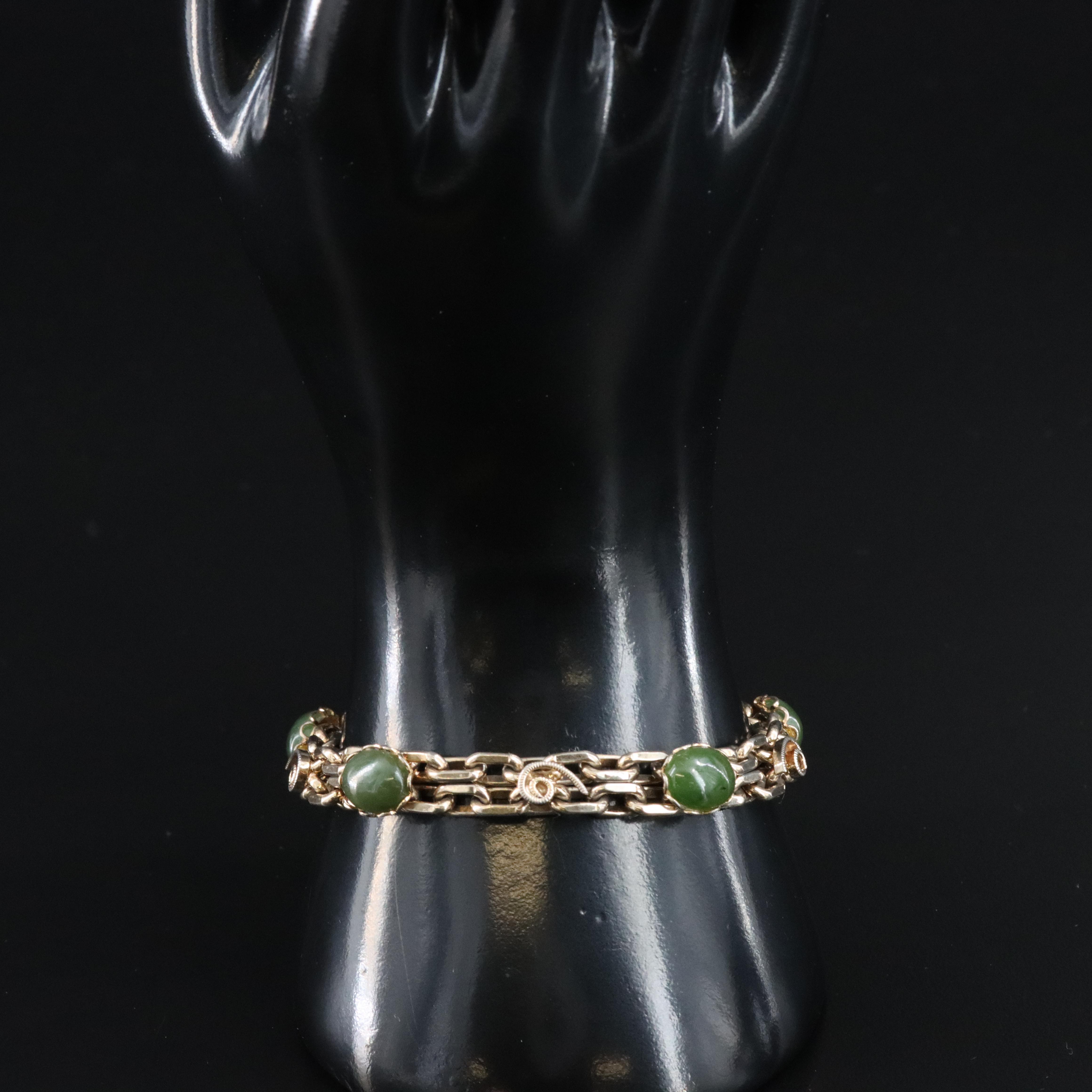 Serpentine Cable Link Bracelet