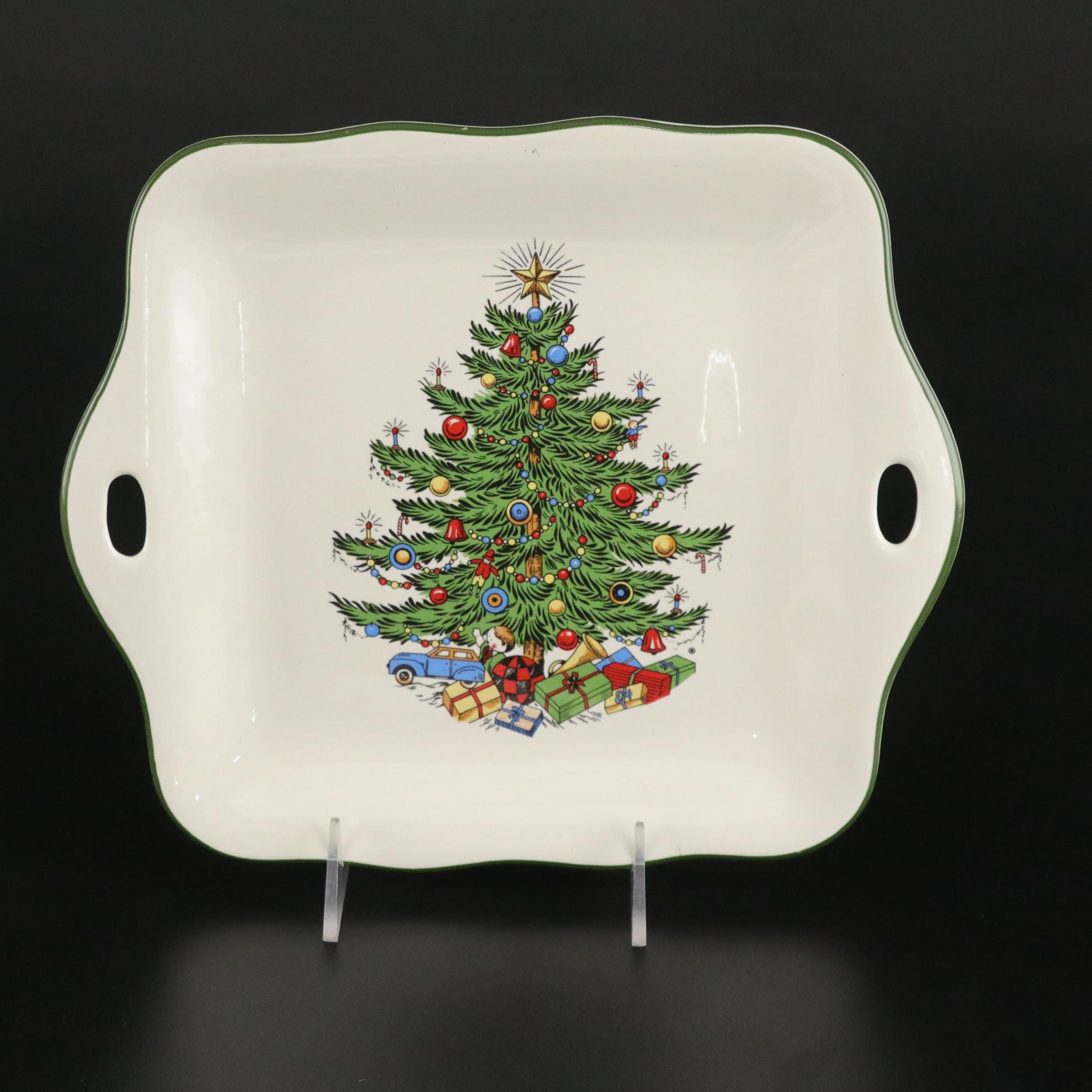 Cuthbertson "Original Christmas Tree" Serving Trays, Mugs & Plates