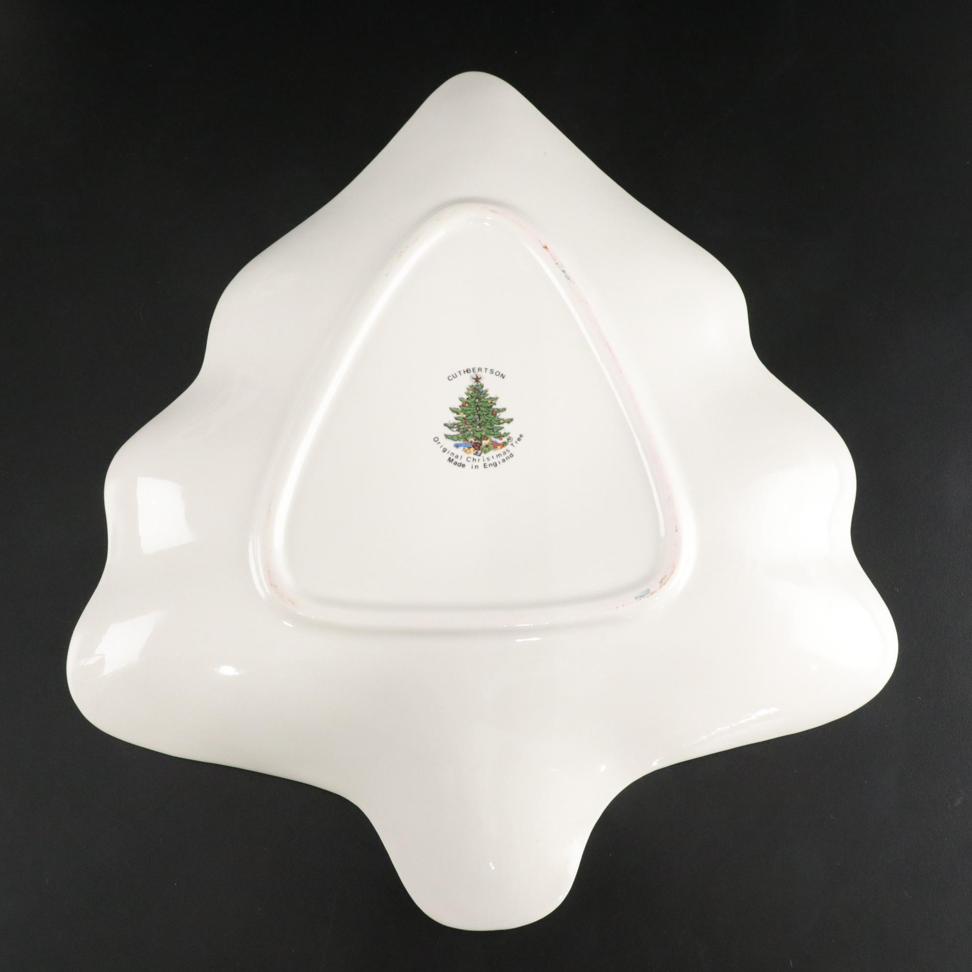 Cuthbertson "Original Christmas Tree" Serving Trays, Mugs & Plates