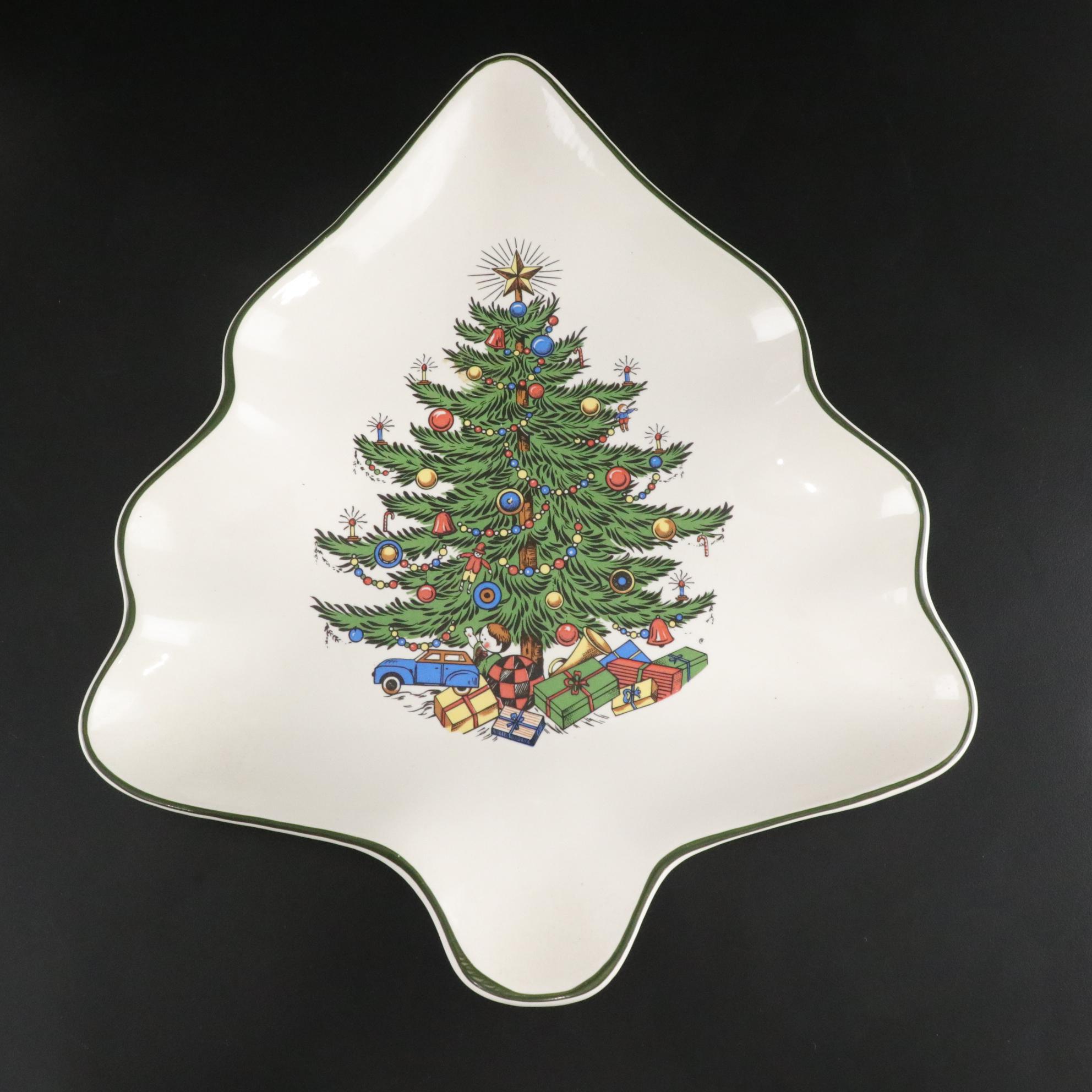 Cuthbertson "Original Christmas Tree" Serving Trays, Mugs & Plates