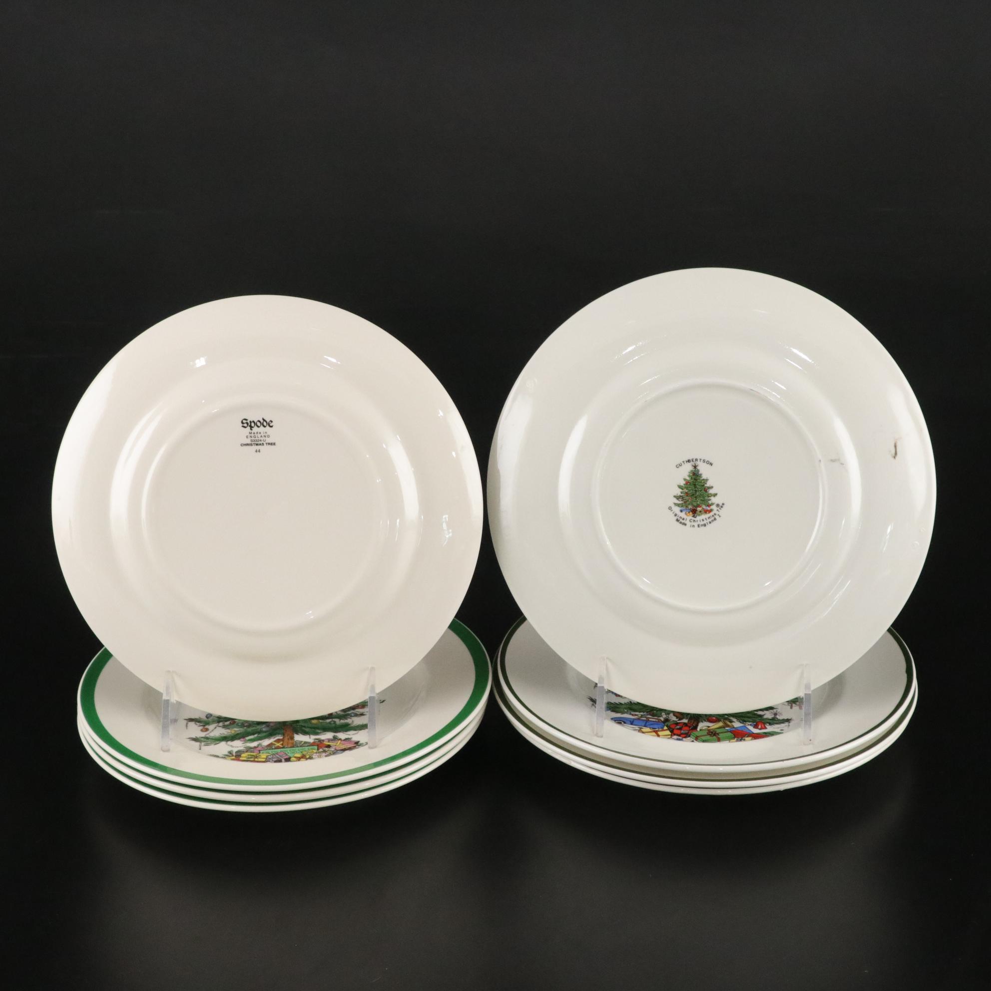 Cuthbertson "Original Christmas Tree" Serving Trays, Mugs & Plates