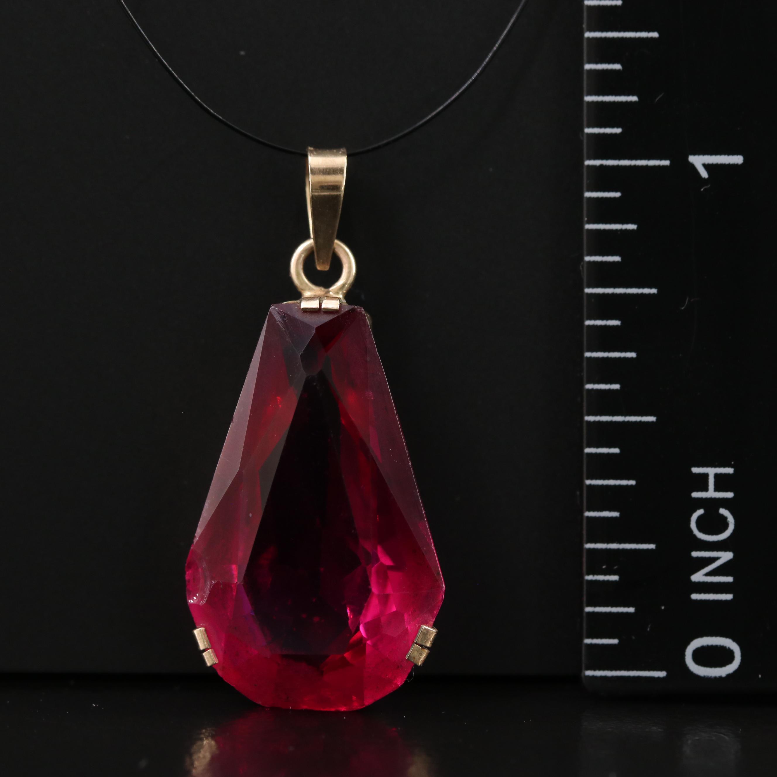 Antique 8K Pendant