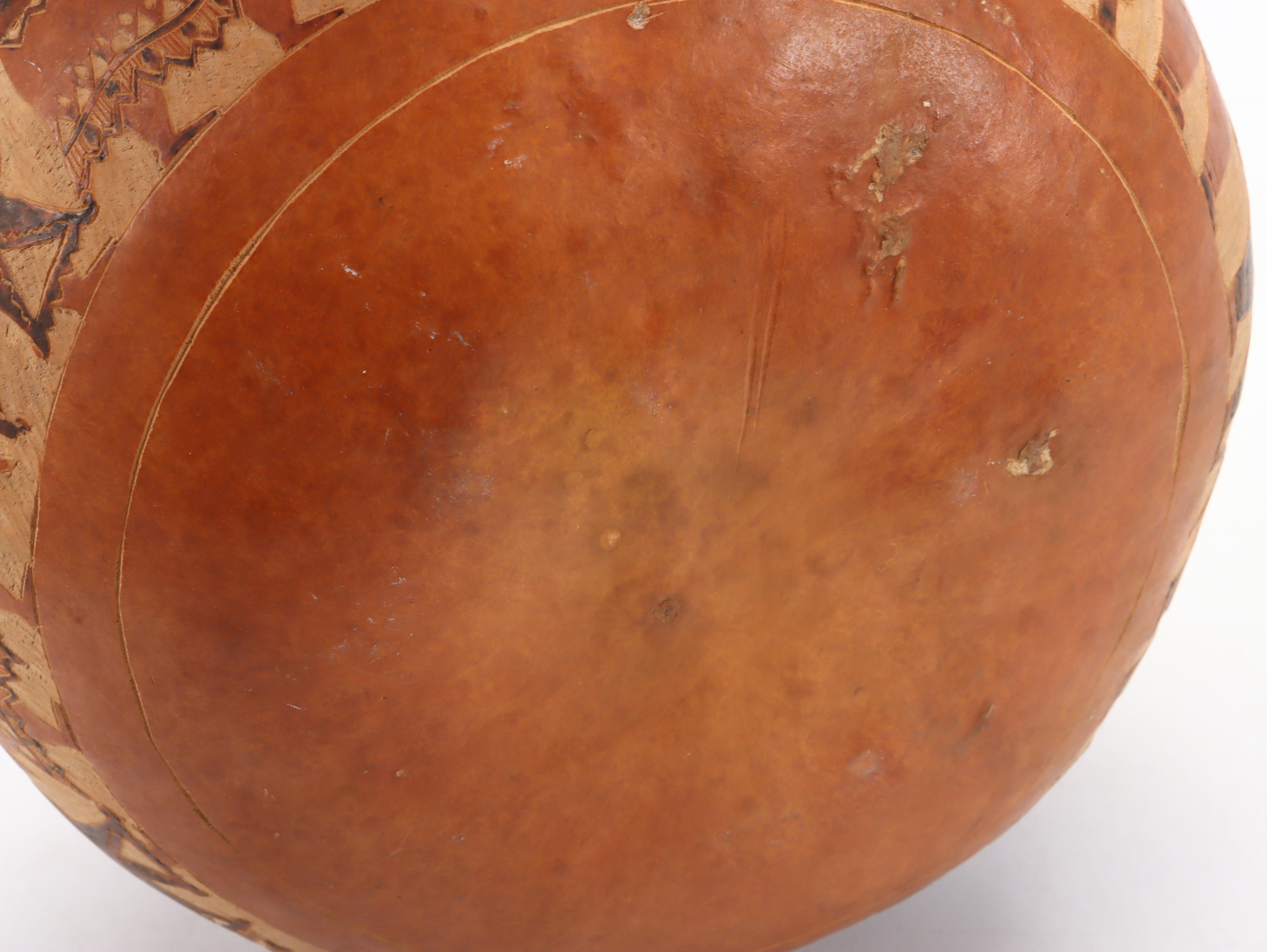 Freida Lee Navajo Pottery Bowl with Other Carved Storyteller Gourd and Pitcher