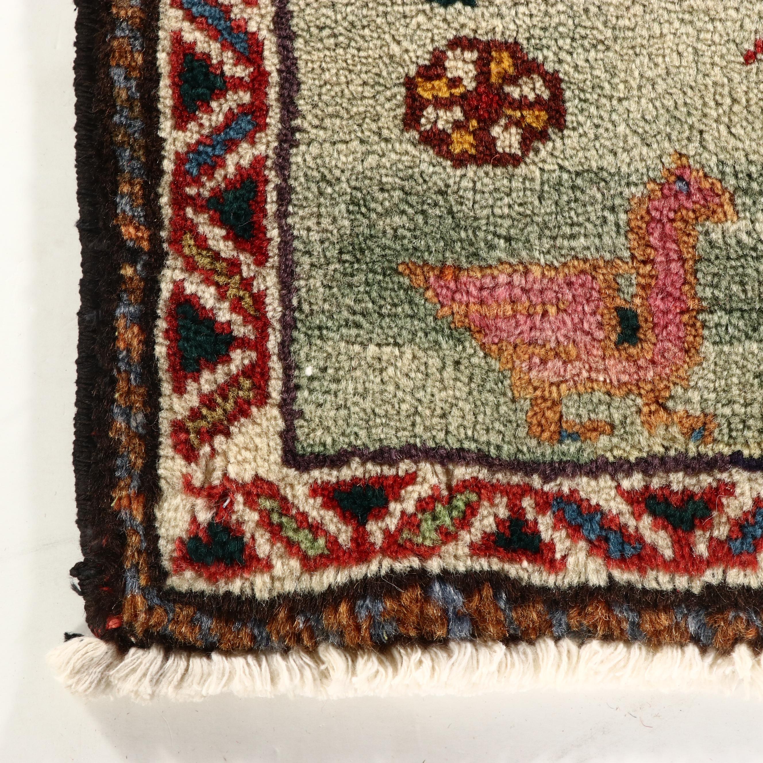 2' x 2'1 Hand-Knotted Northwest Persian Accent Rug