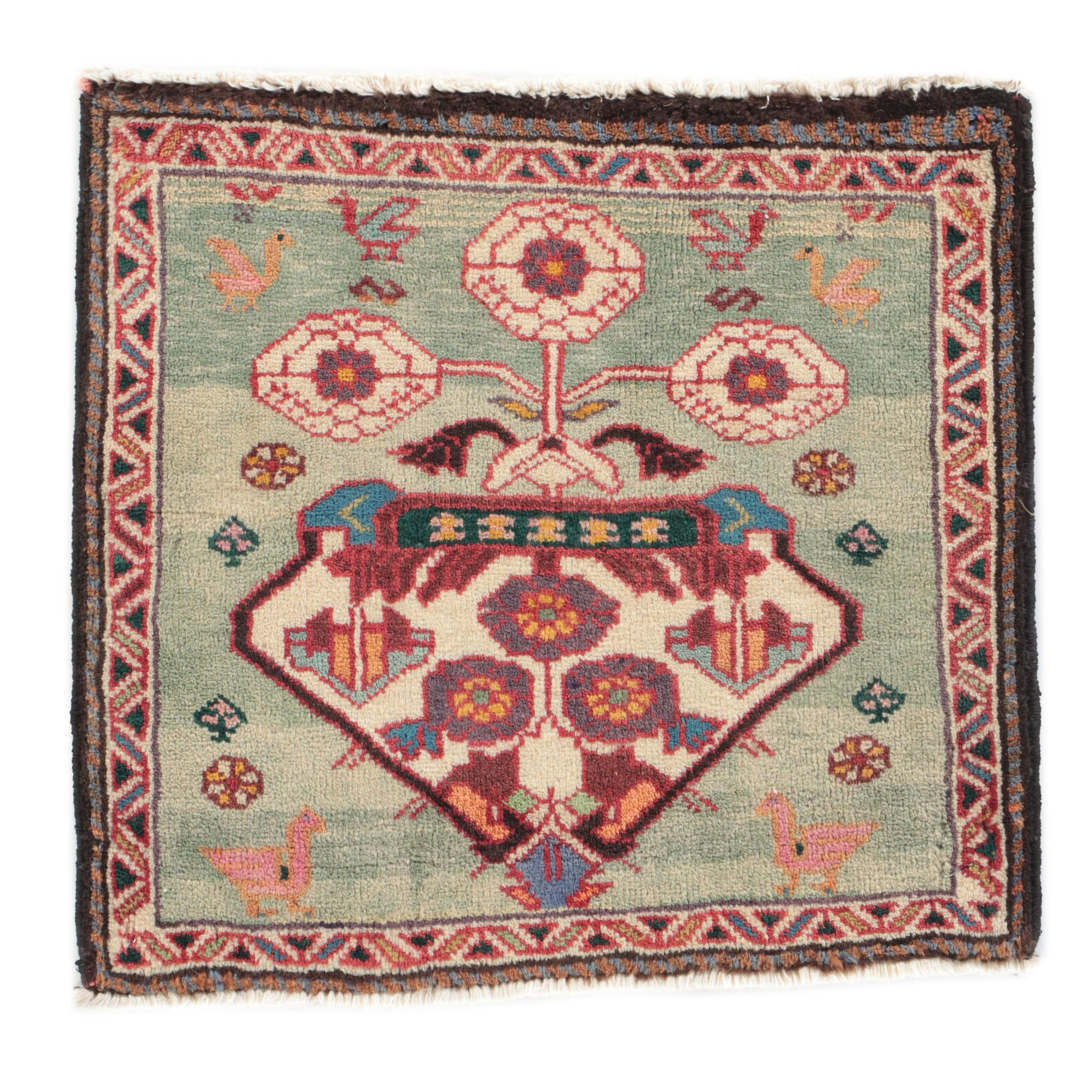 2' x 2'1 Hand-Knotted Northwest Persian Accent Rug