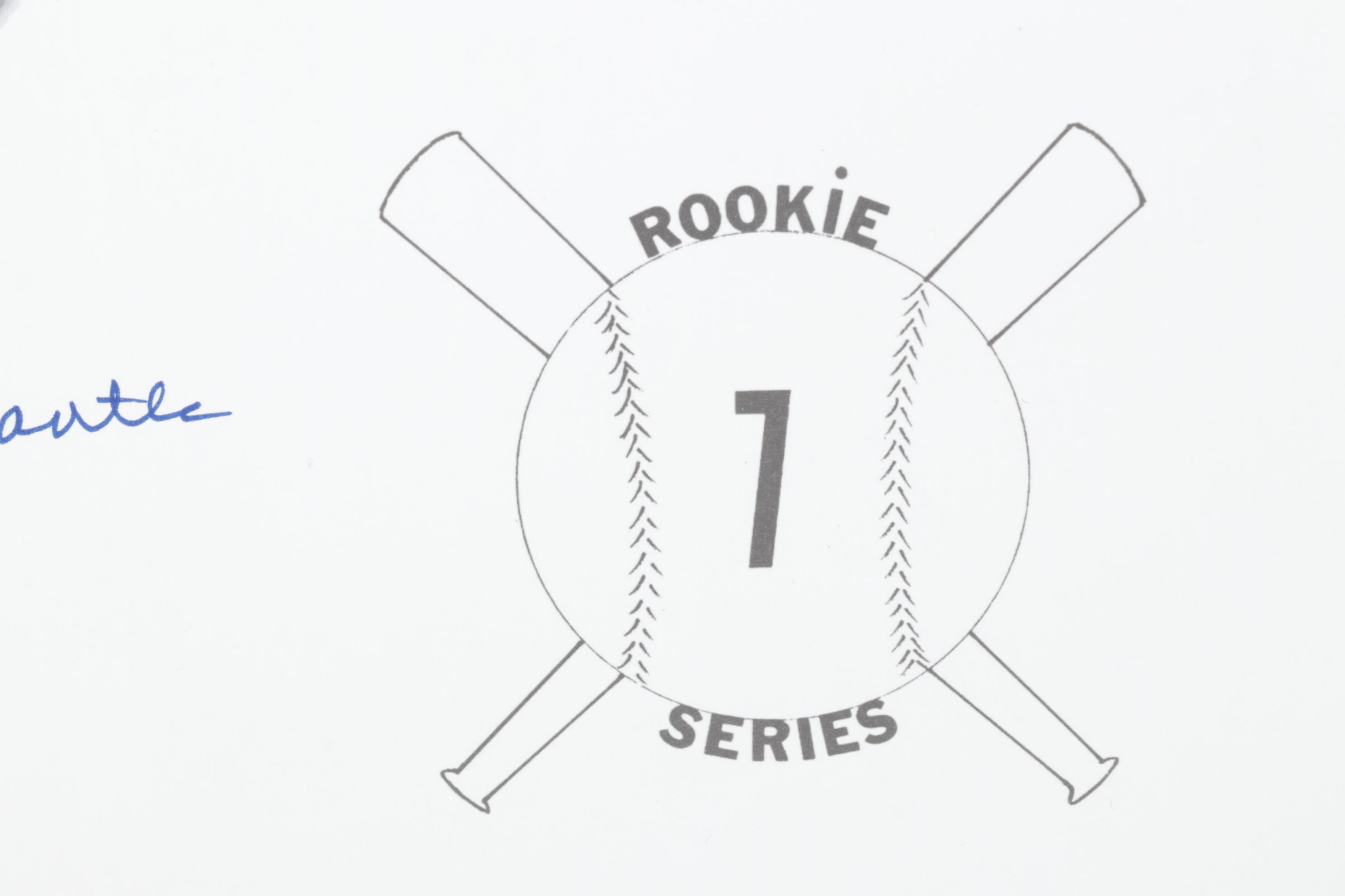 Mickey Mantle Signed "Rookie Series 1" Lithograph Print by David Cooney