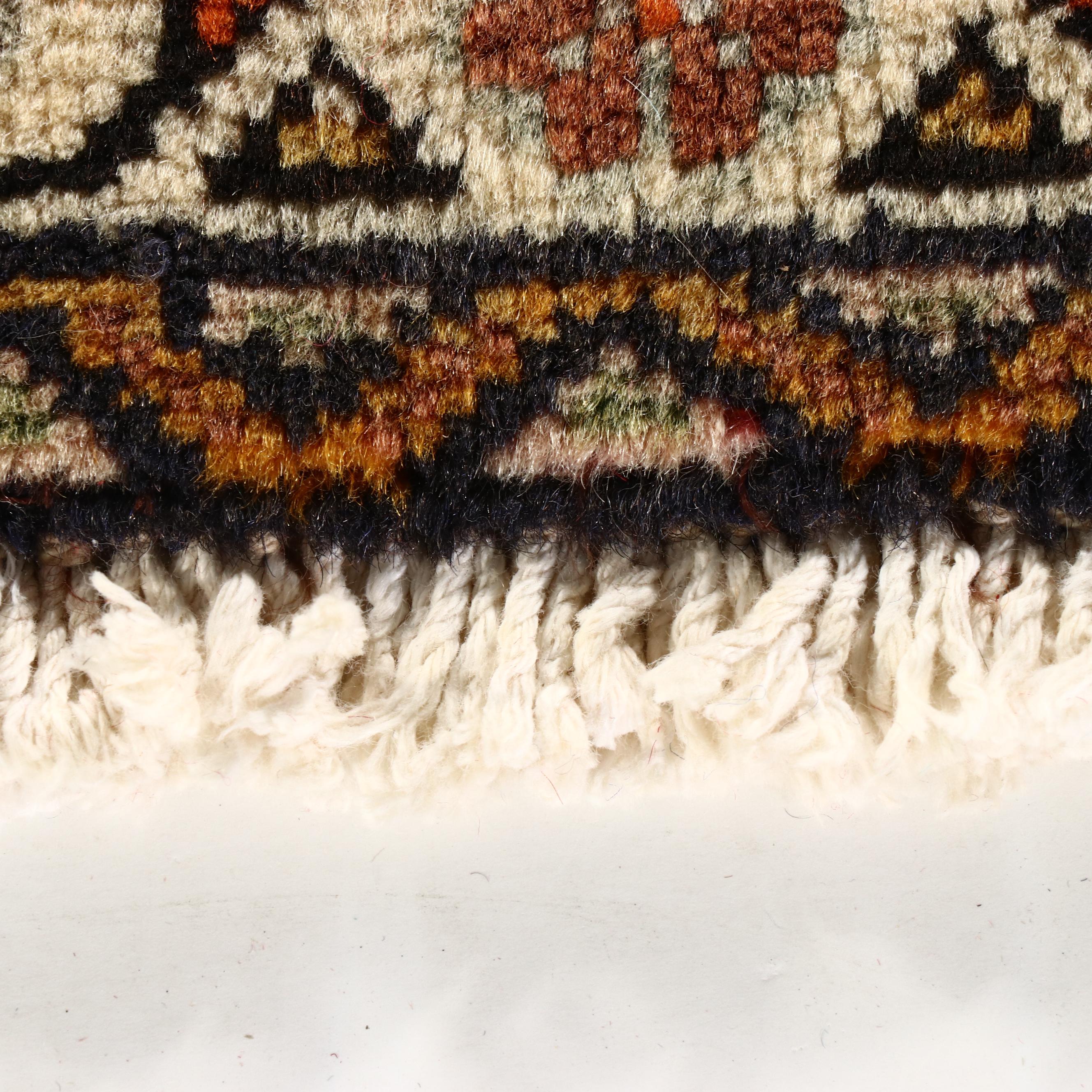 1'10 x 2' Hand-Knotted Northwest Persian Pictorial Floor Mat