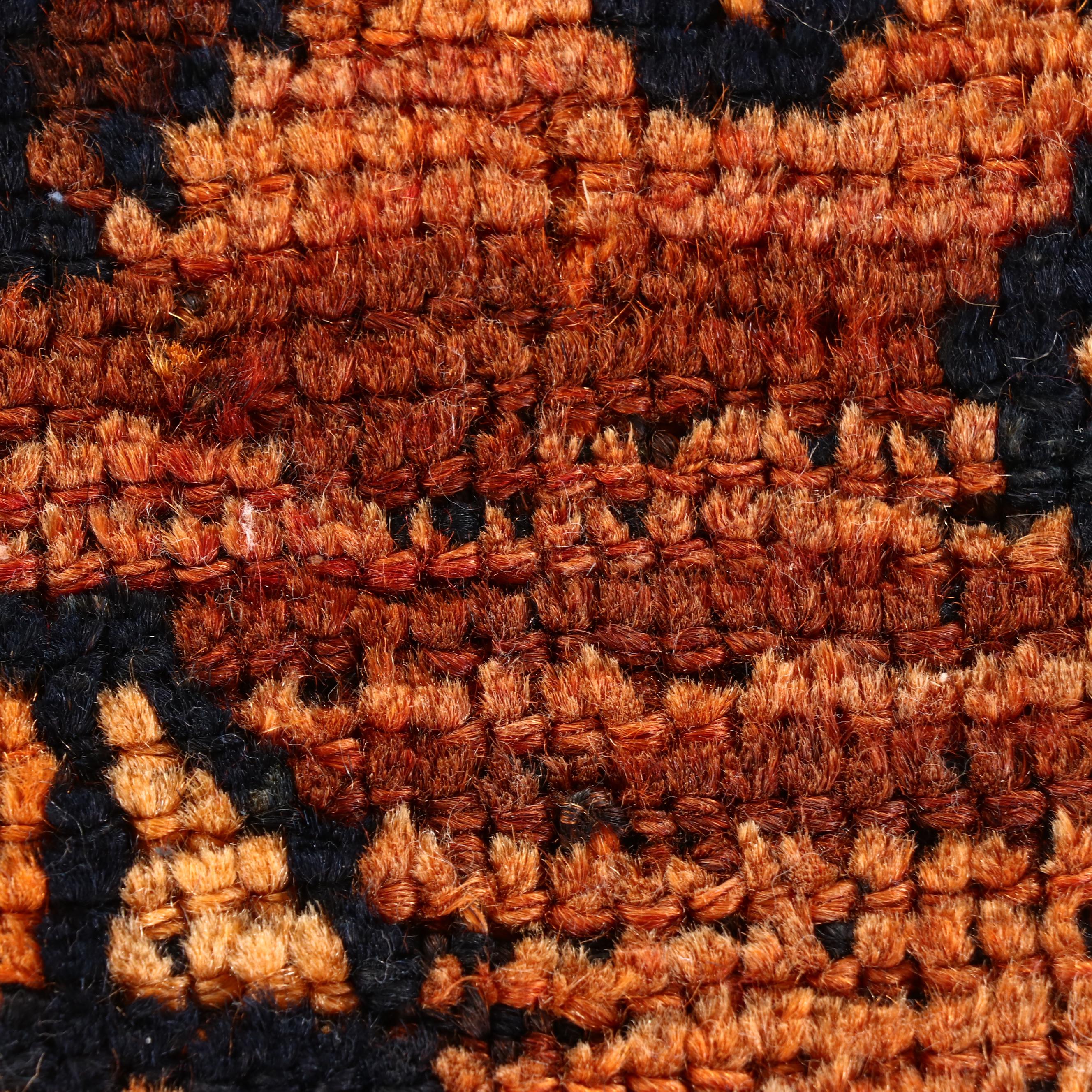 2'2 x 3' Hand-Knotted Persian Qashqai Accent Rug Remnant