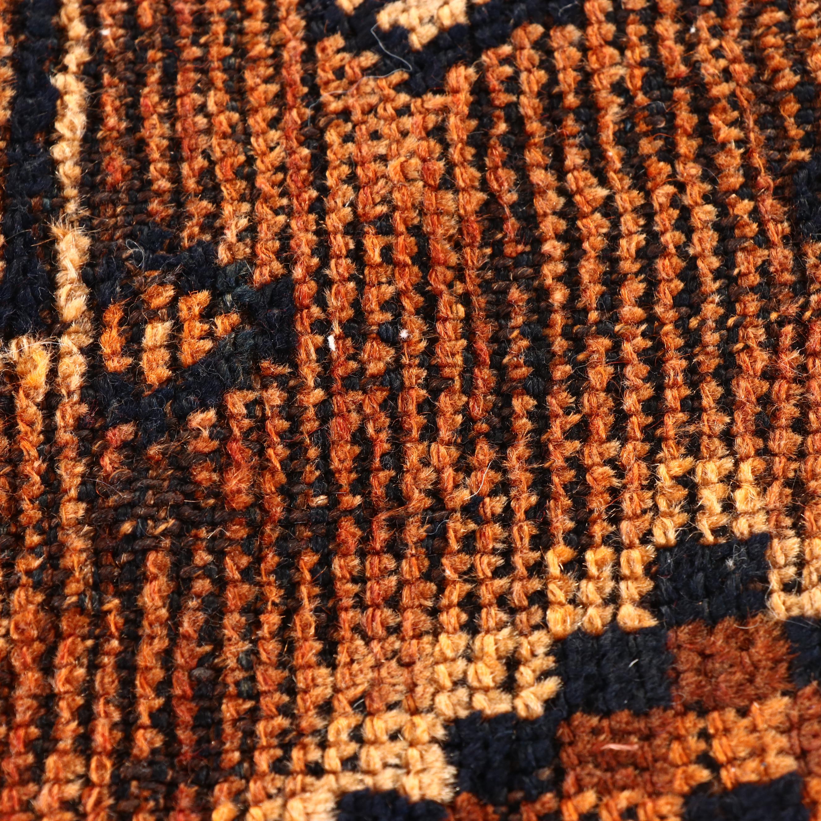 2'2 x 3' Hand-Knotted Persian Qashqai Accent Rug Remnant