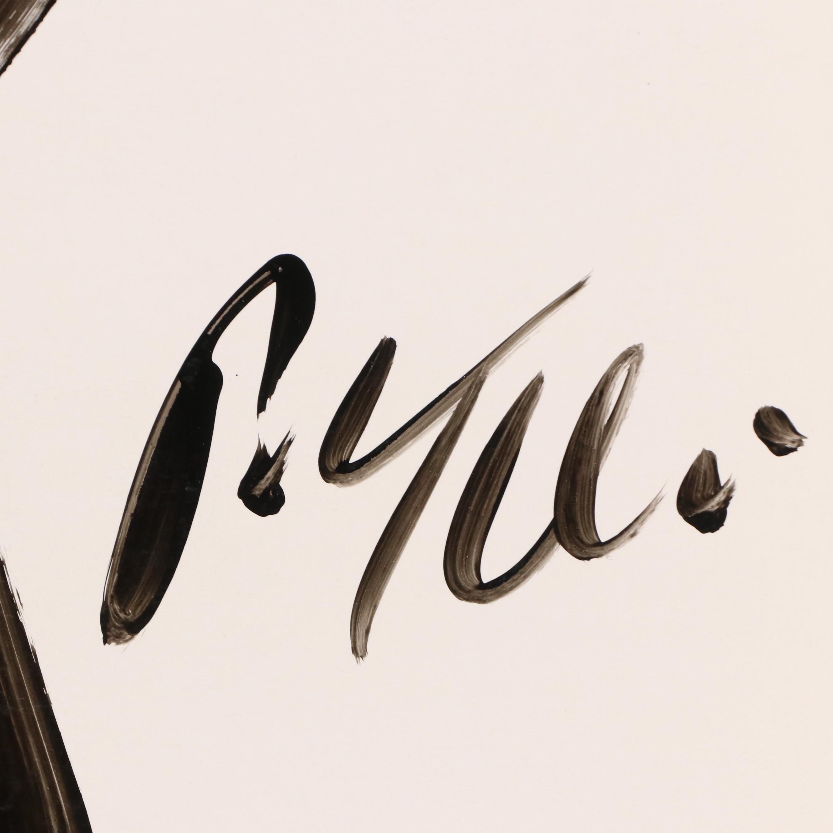 Peter Robert Keil Stylized Acrylic Portrait