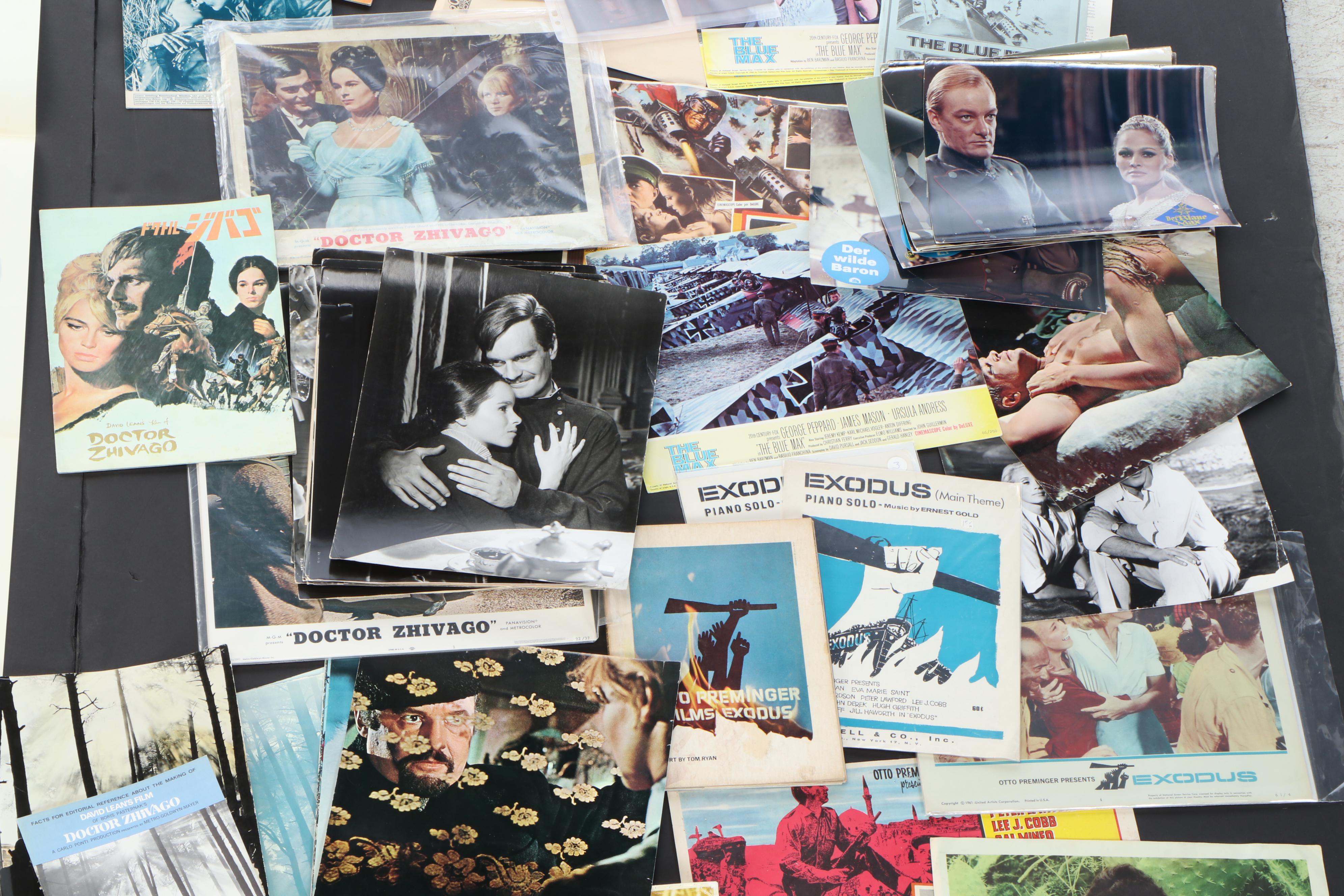 MGM "Dr. Zhivago" and More Movie Posters, Lobby Cards, Records and More, 1960s