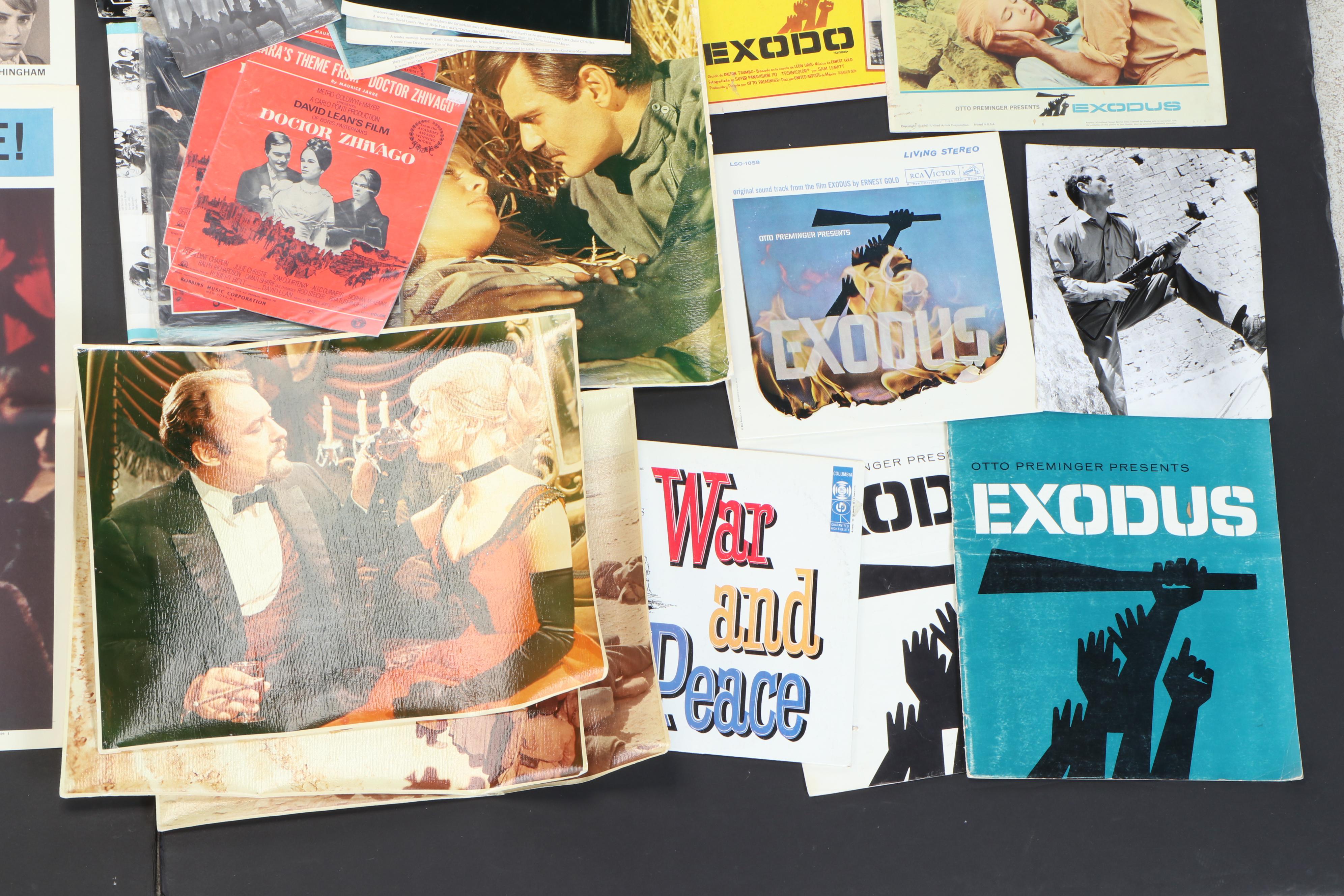 MGM "Dr. Zhivago" and More Movie Posters, Lobby Cards, Records and More, 1960s