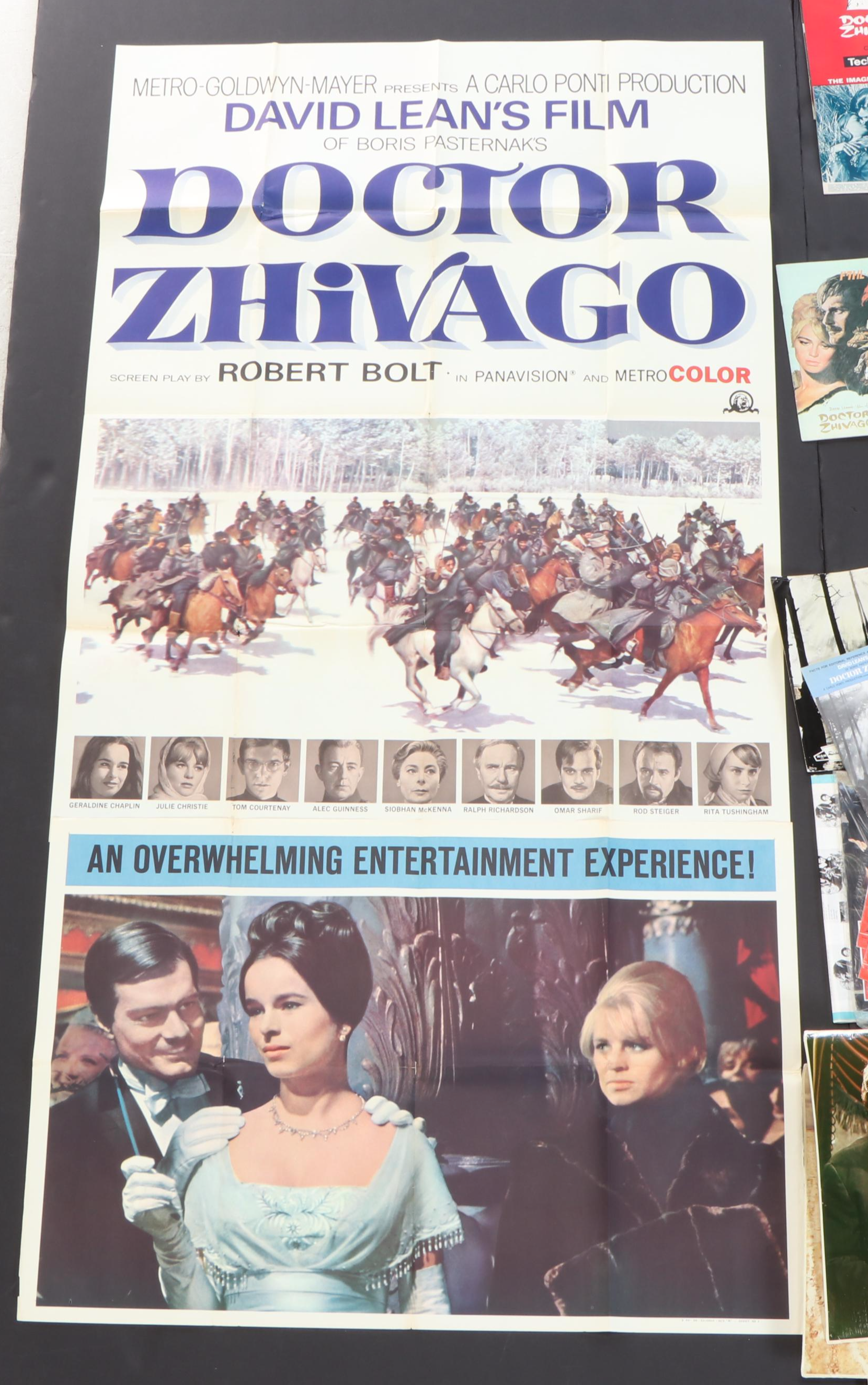 MGM "Dr. Zhivago" and More Movie Posters, Lobby Cards, Records and More, 1960s