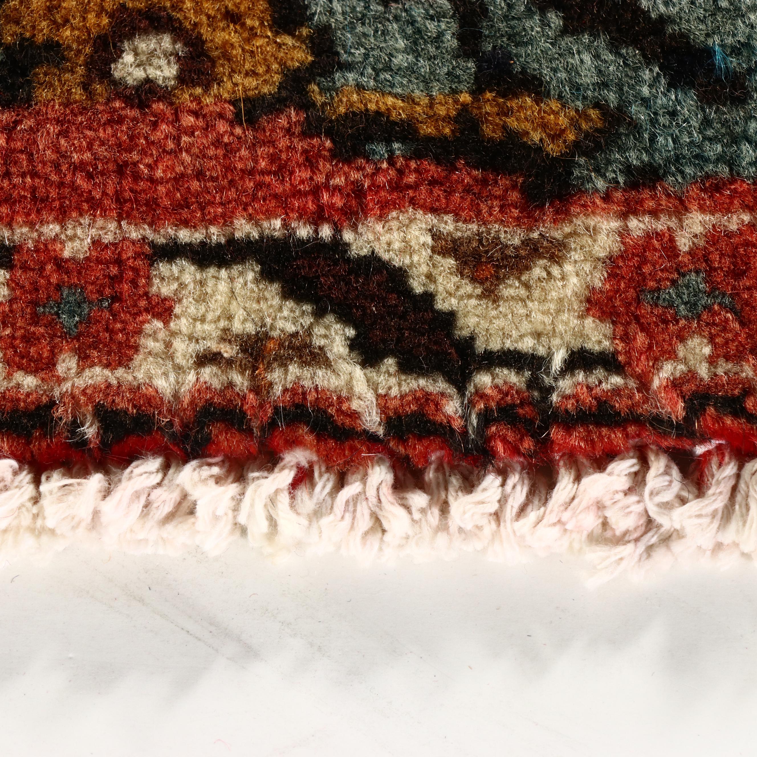 2'2 x 2'2 Hand-Knotted Northwest Persian Pictorial Accent Rug