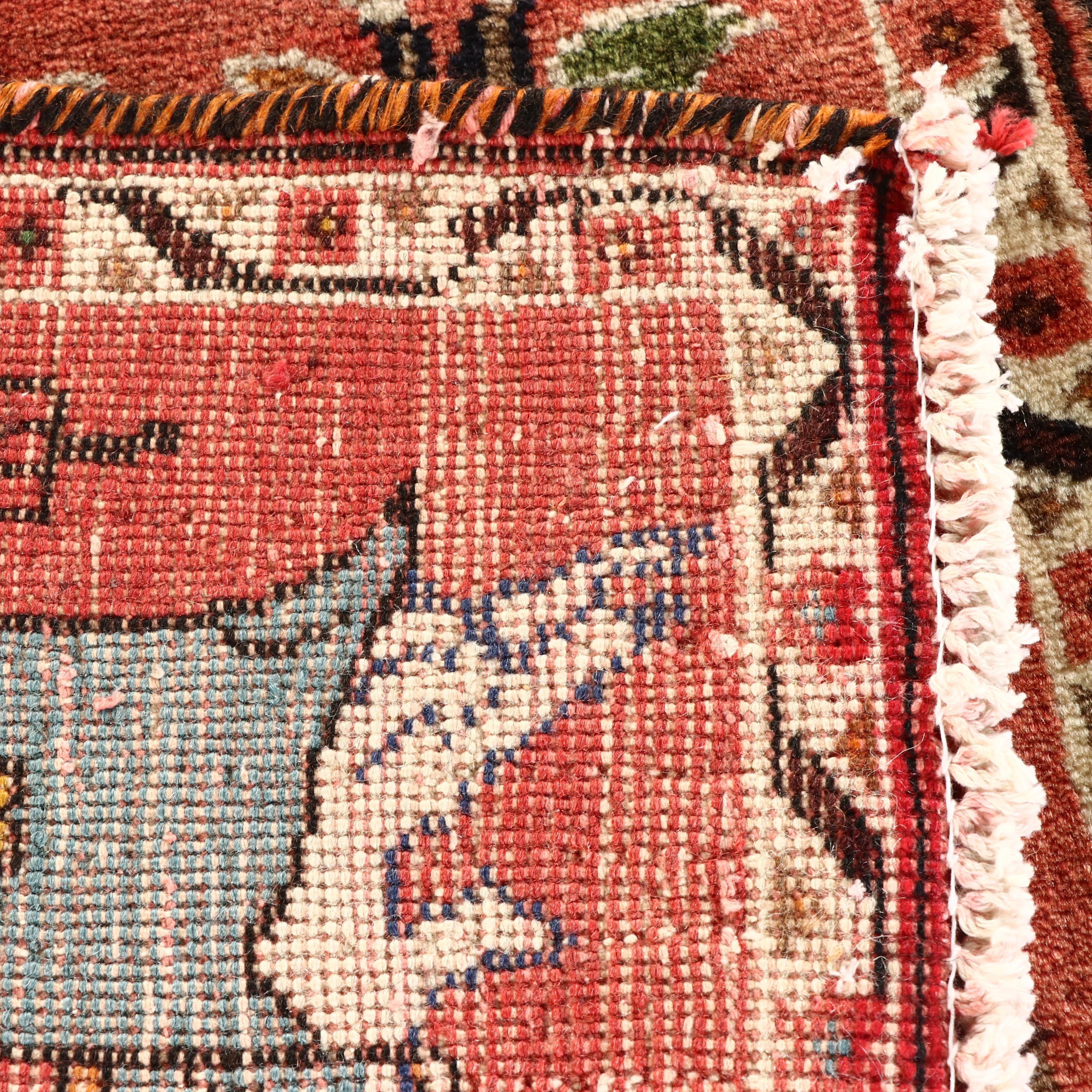 2'2 x 2'2 Hand-Knotted Northwest Persian Pictorial Accent Rug