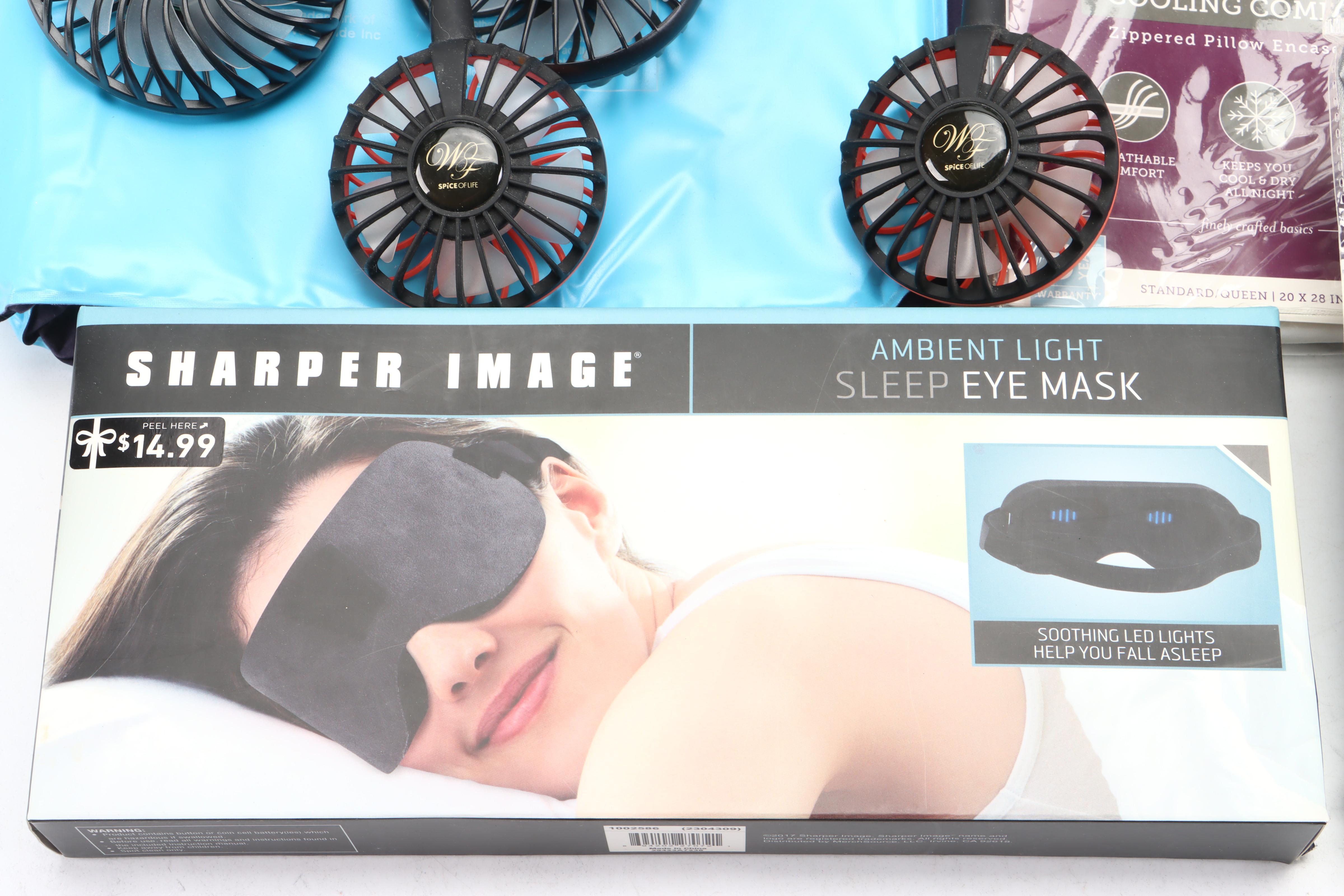 Cool Mate Misting Fan with Chillow Cooling Pillow and Other Personal Coolers