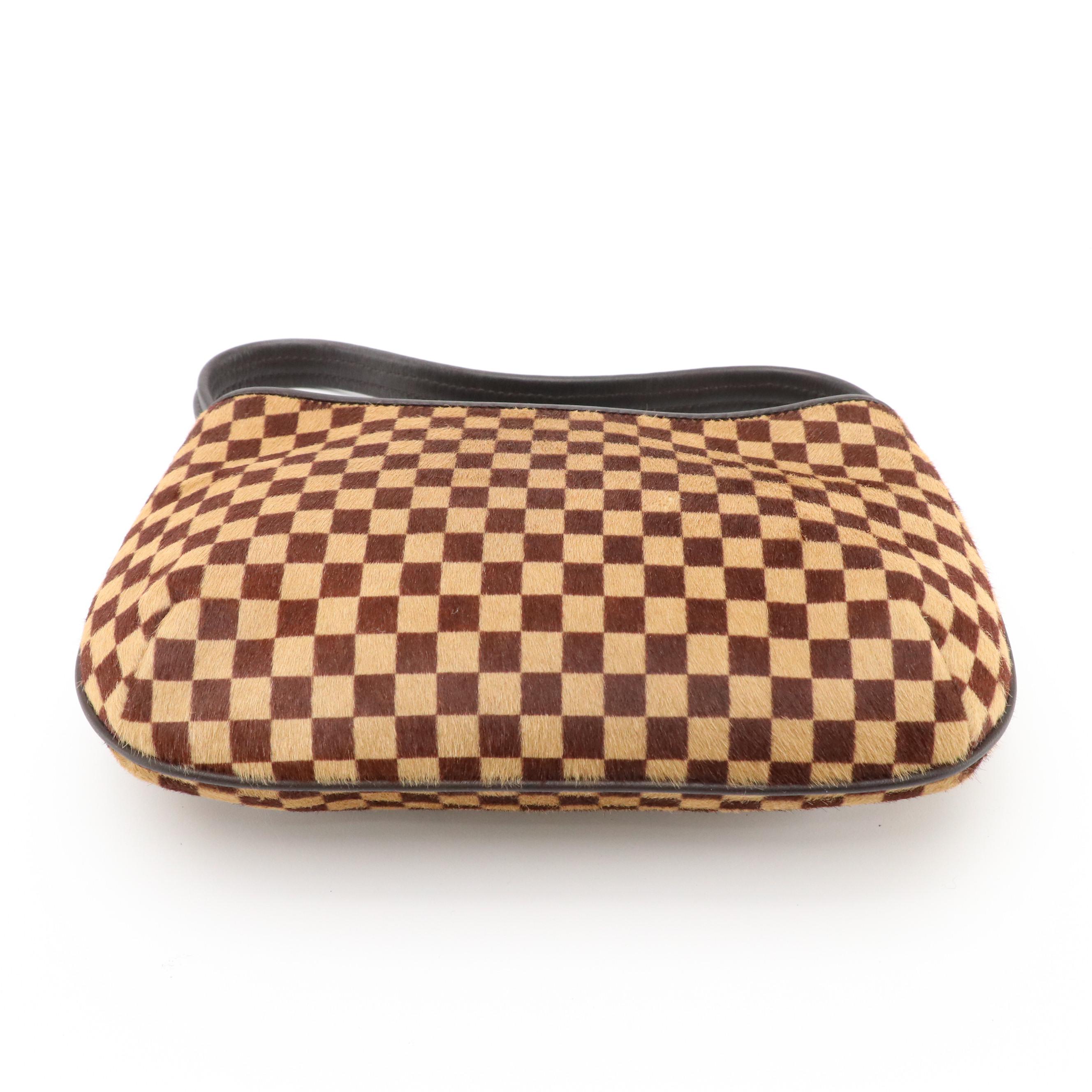 Louis Vuitton Limited Edition Tigre Bag in Damier Sauvage Calf Hair and Leather