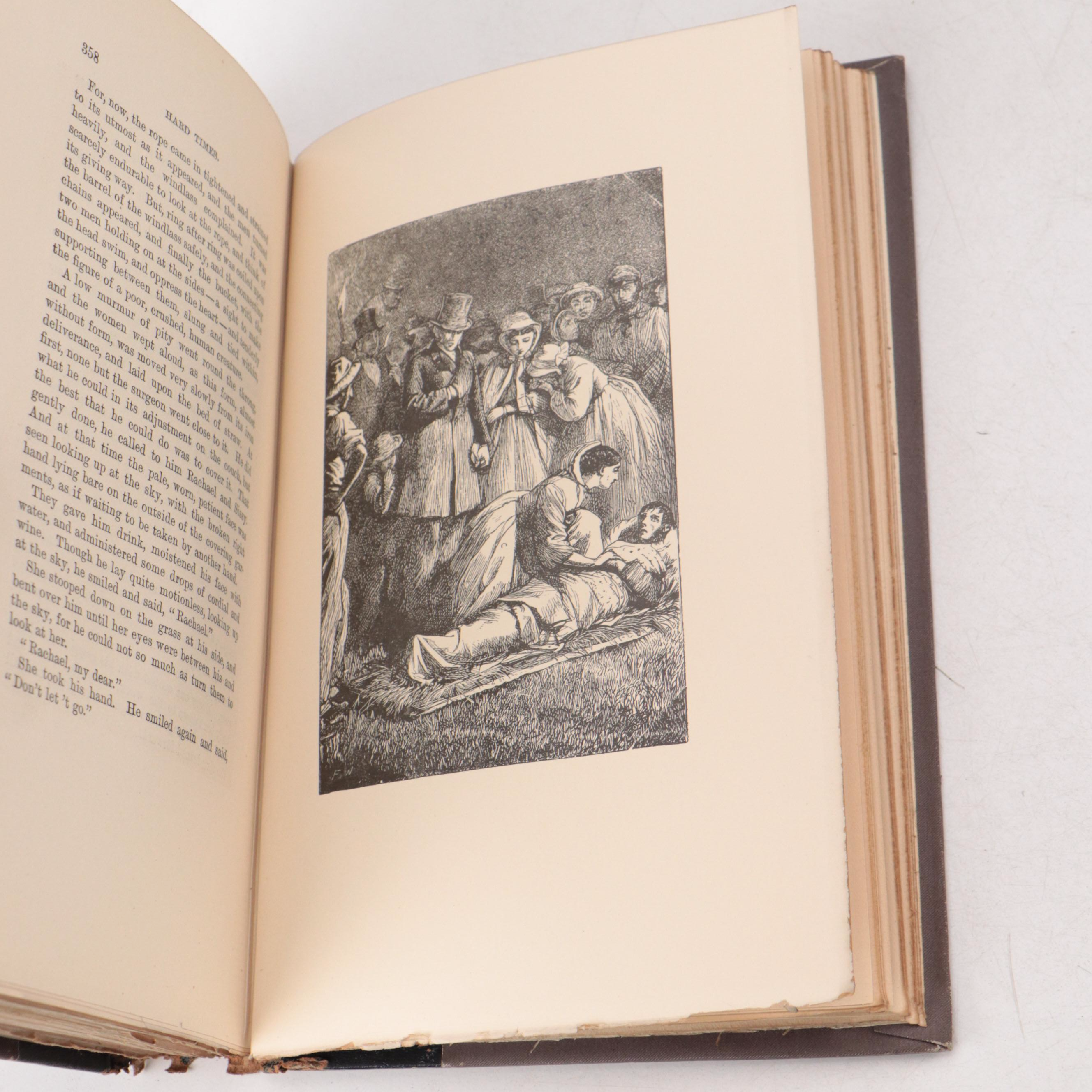 Roxburgh Edition "The Complete Works of Charles Dickens" Partial Set, 1892