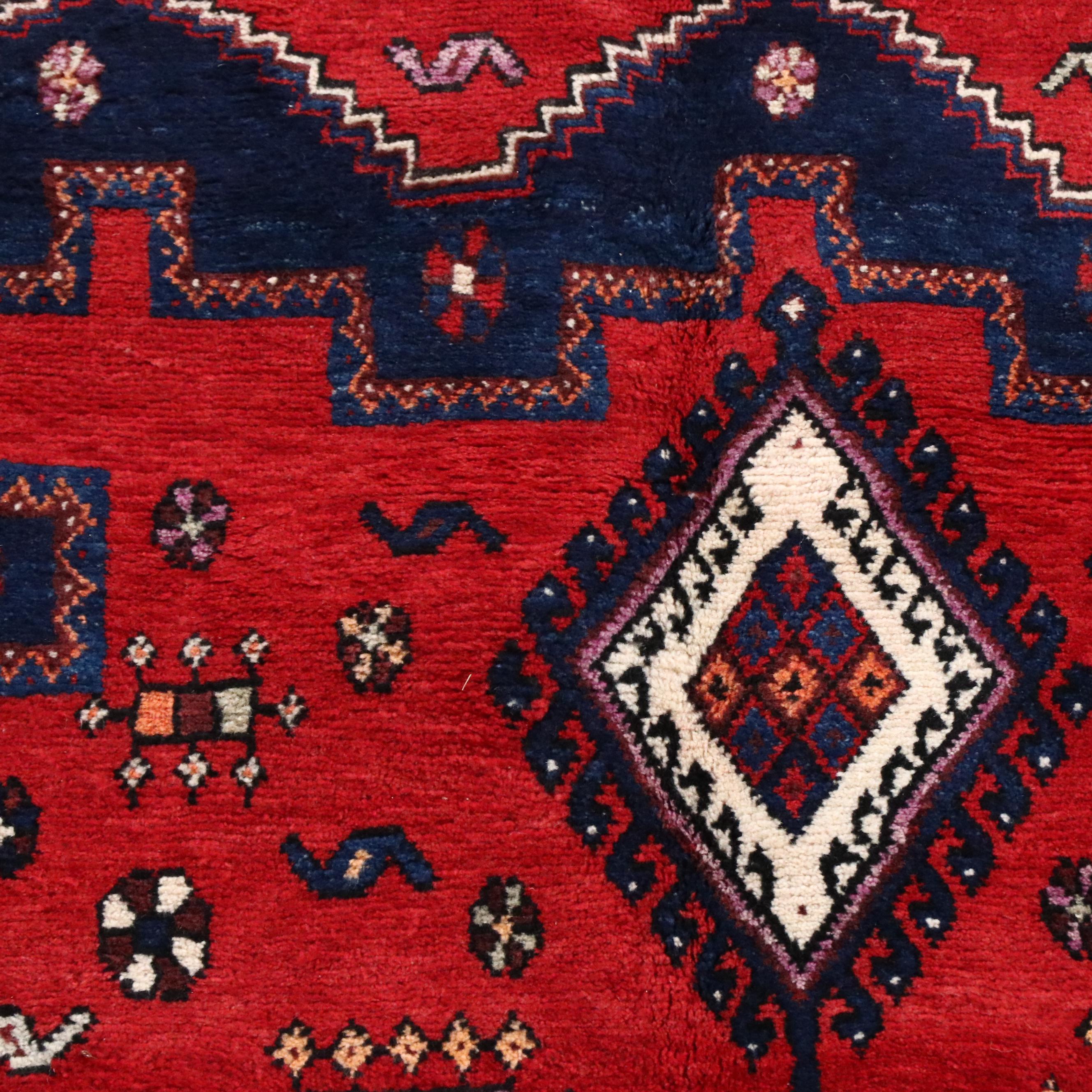 5'3 x 7'9 Hand-Knotted Persian Sirjan Area Rug