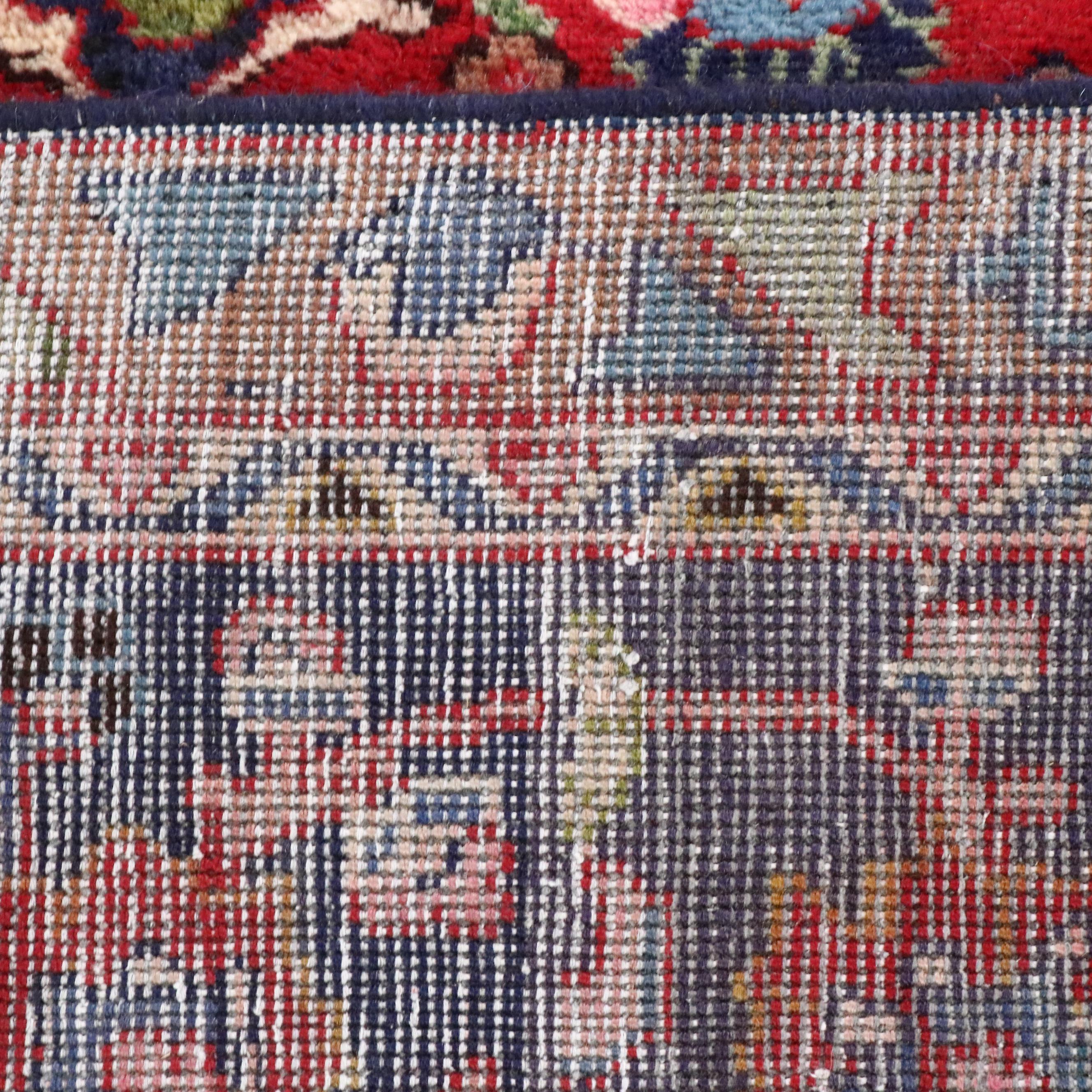 7'6 x 10'7 Hand-Knotted Persian Mashhad Area Rug