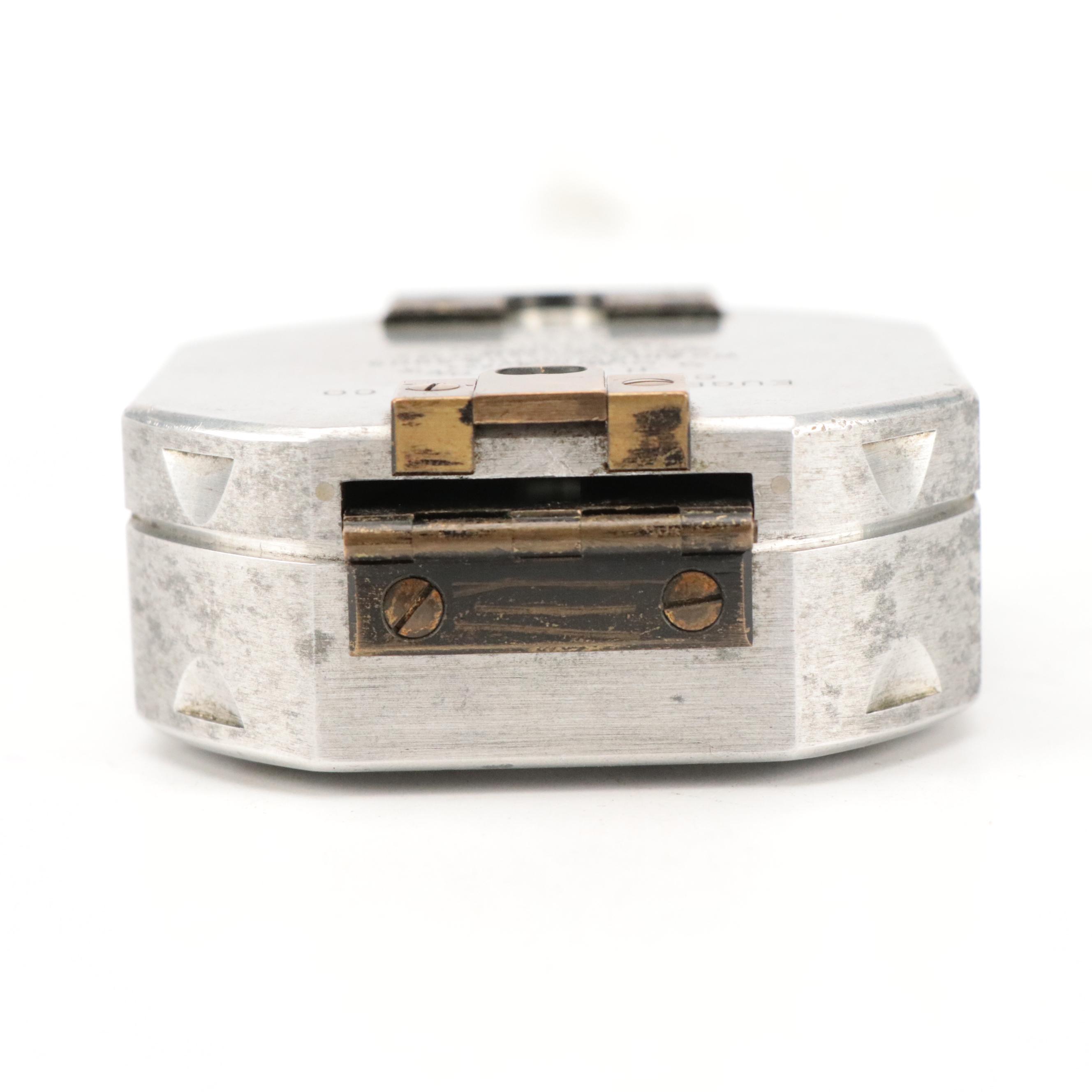 Eugene Dietzgen Company Machined Metal Compass, Early 20th Century